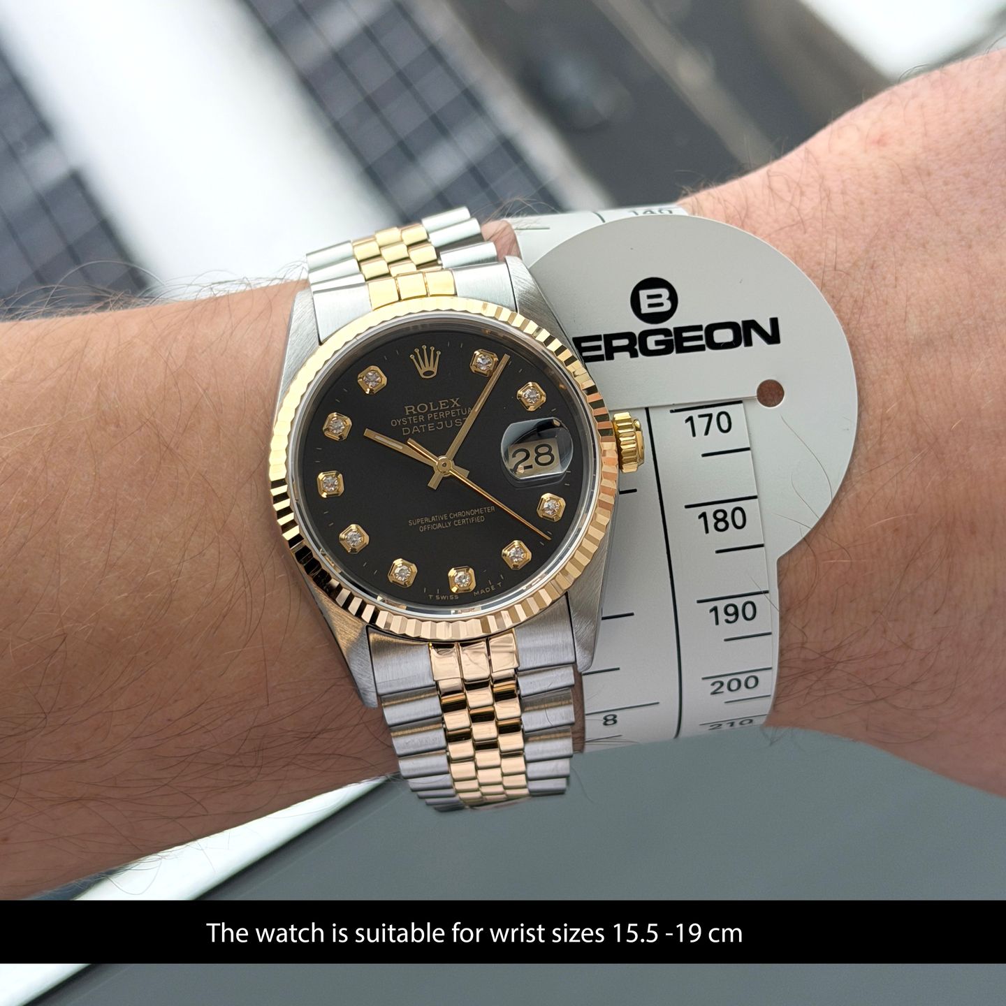 Rolex Datejust 36 16233 (1995) - 36mm Goud/Staal (2/8)