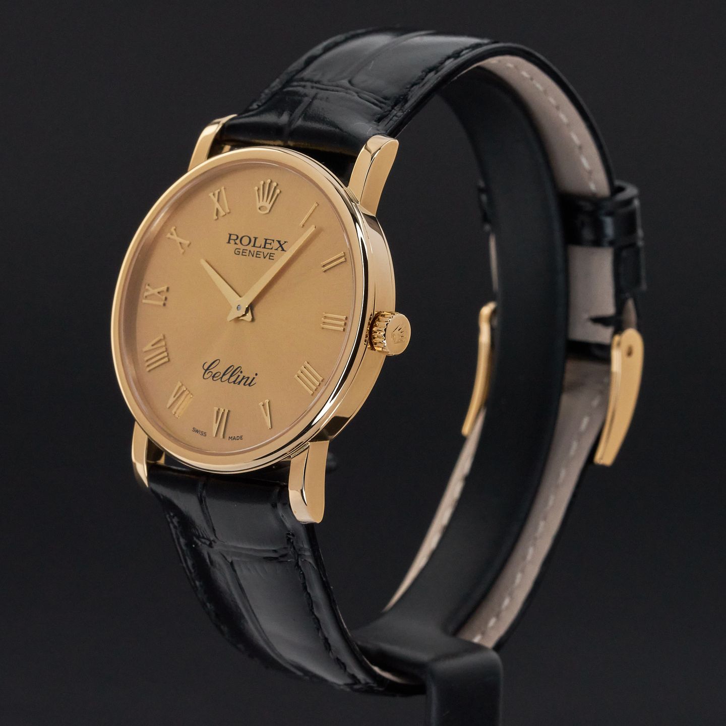 Rolex Cellini Time 5115 (2008) - 32mm Geelgoud (4/8)