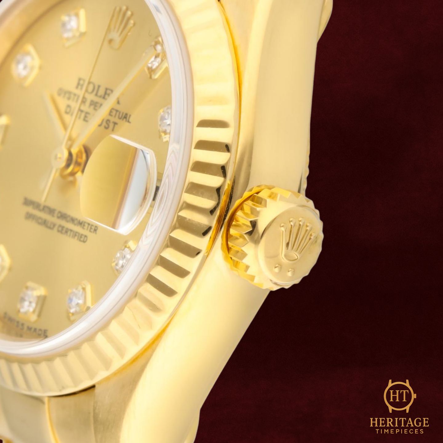 Rolex Lady-Datejust 79178 (Unknown (random serial)) - 26 mm Yellow Gold case (3/8)
