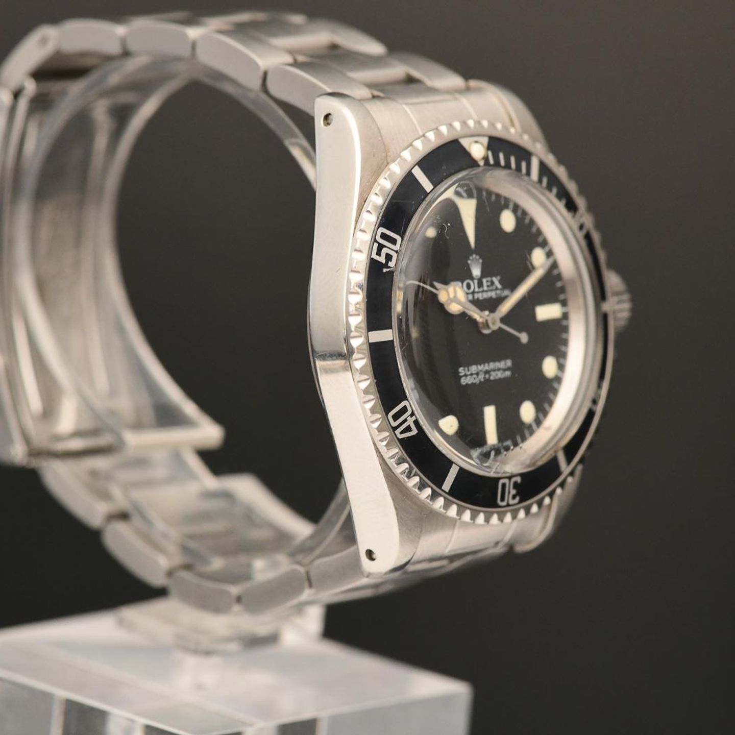 Rolex Submariner No Date 5513 (1982) - Zwart wijzerplaat 40mm Staal (2/8)