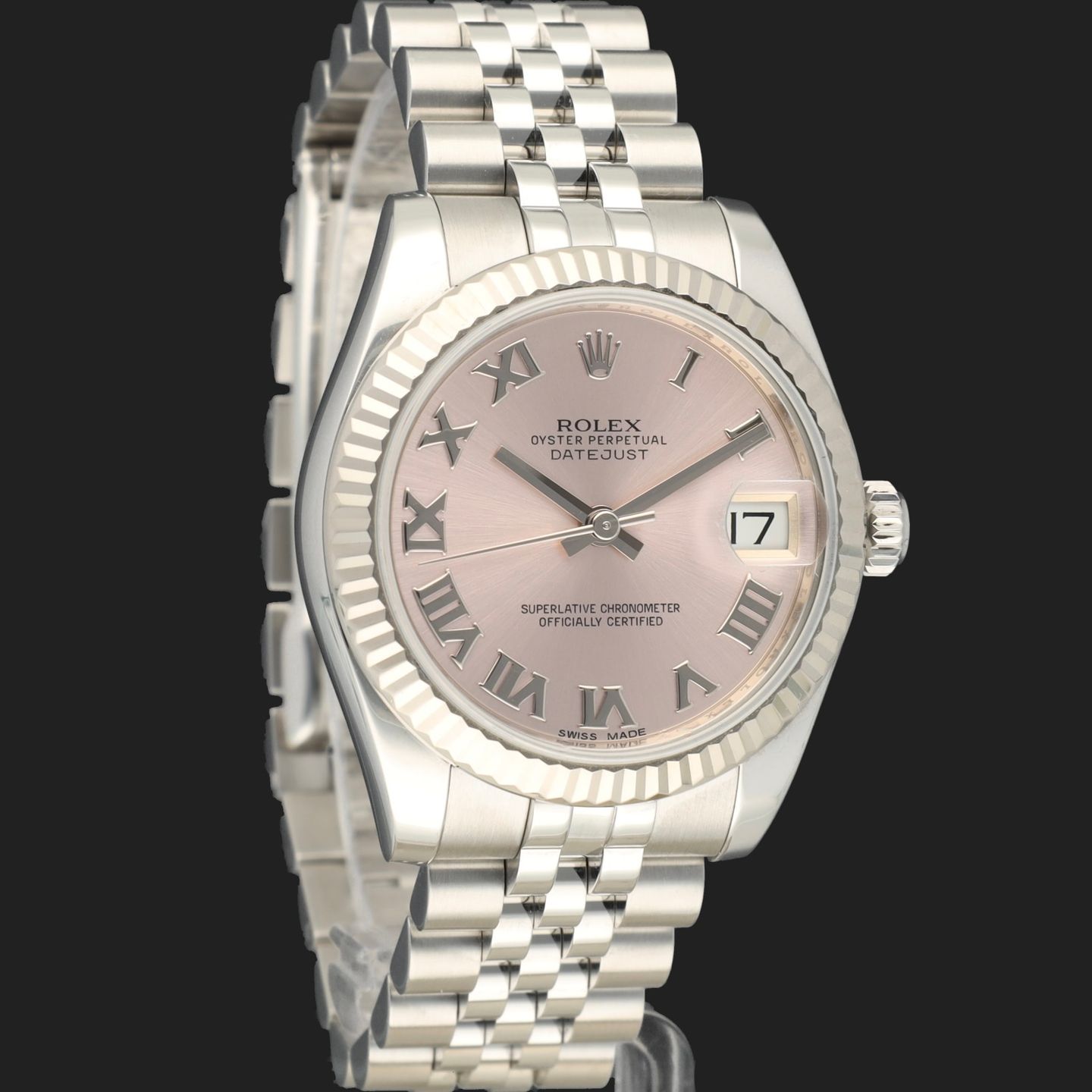 Rolex Datejust 31 178274 (2015) - Roze wijzerplaat 31mm Staal (4/8)