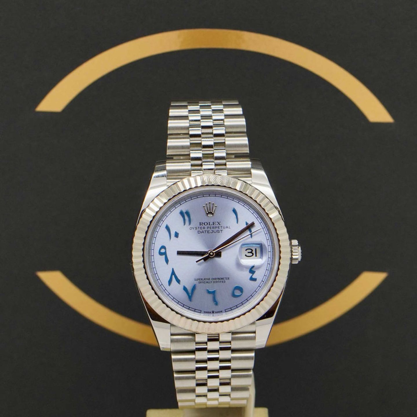 Rolex Datejust 41 126334 (2023) - Blauw wijzerplaat 41mm Staal (1/7)