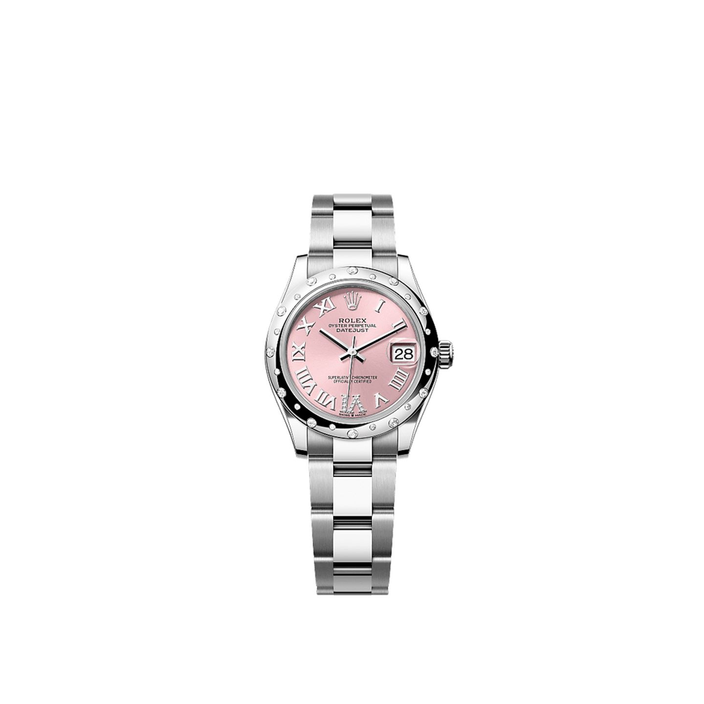 Rolex Datejust 31 278344RBR (2025) - Roze wijzerplaat 31mm Staal (1/1)