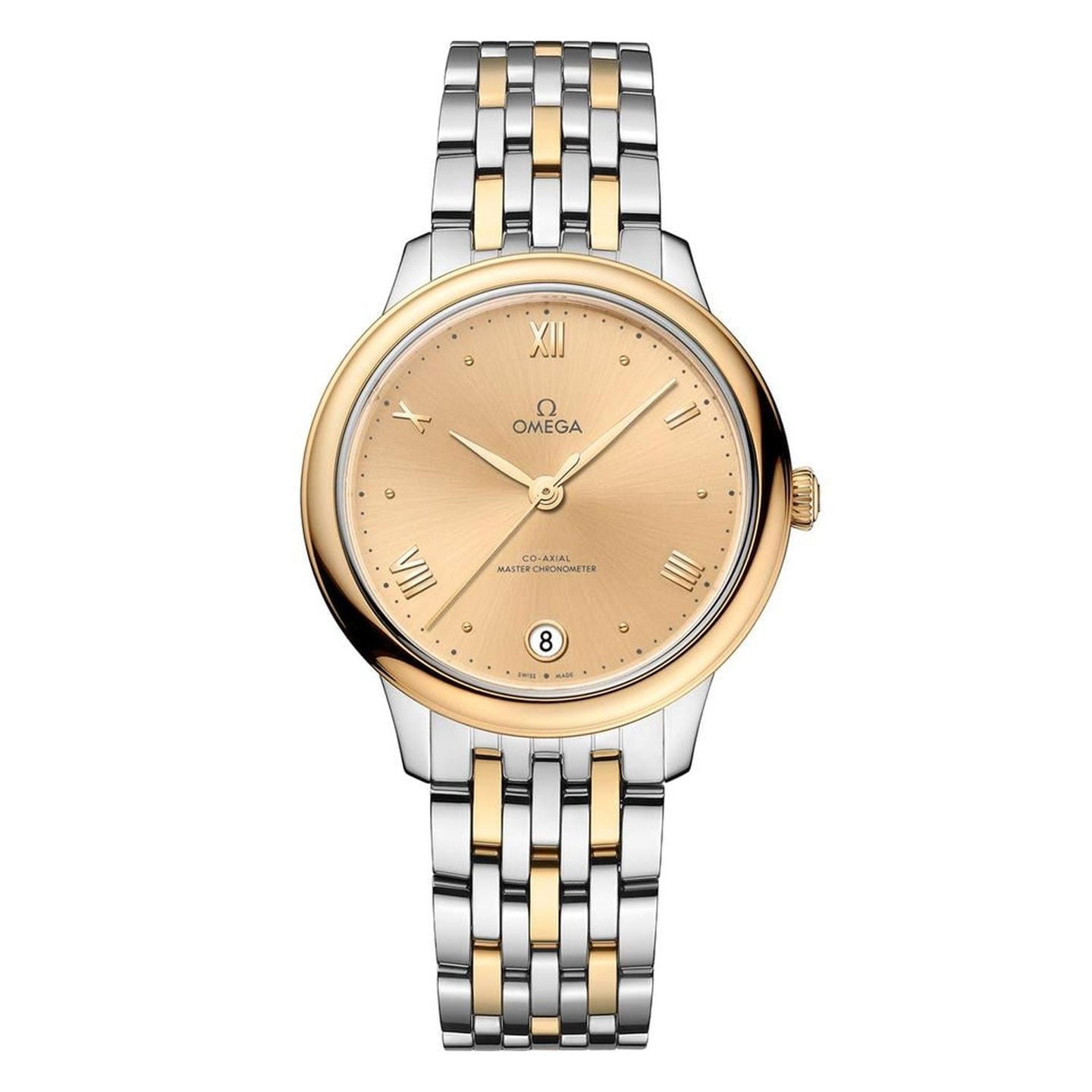 Omega De Ville 434.20.34.20.08.001 (2026) - Champagne wijzerplaat 34mm Goud/Staal (1/2)