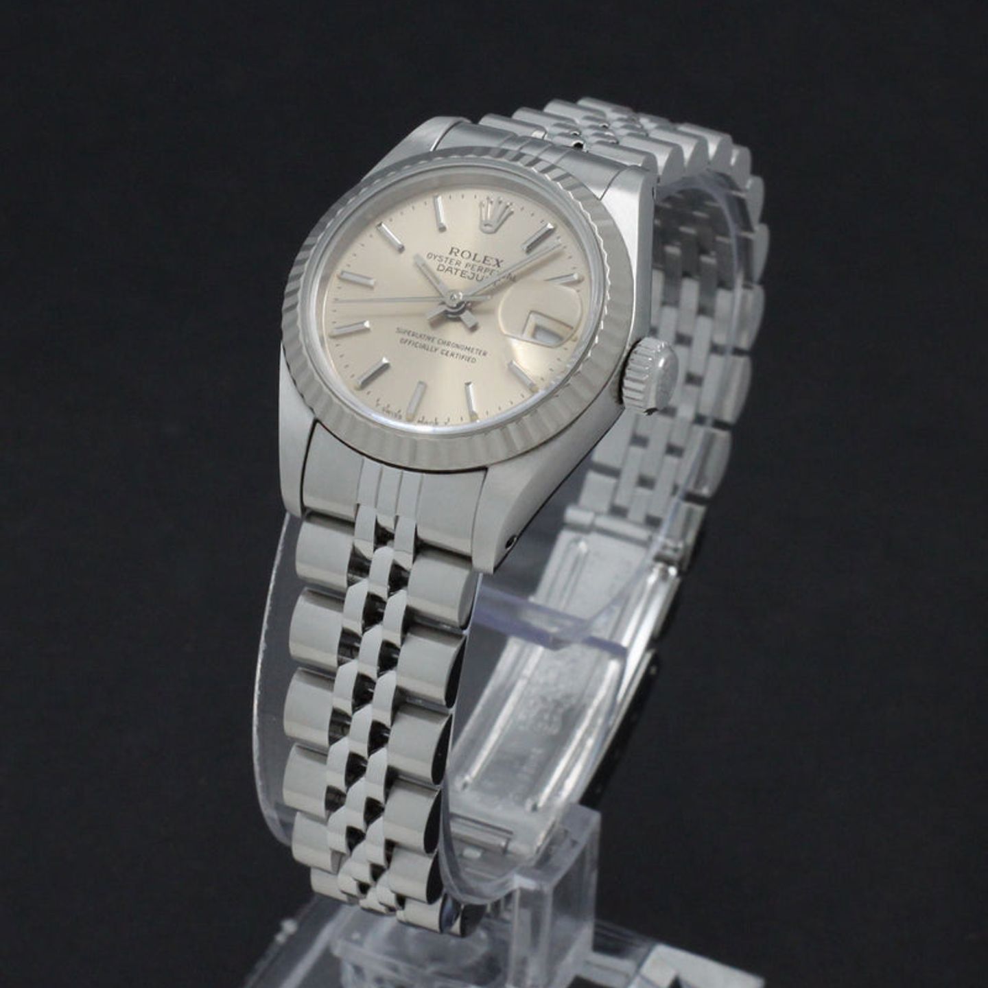 Rolex Lady-Datejust 69174 (1993) - Silver dial 26 mm Steel case (5/7)