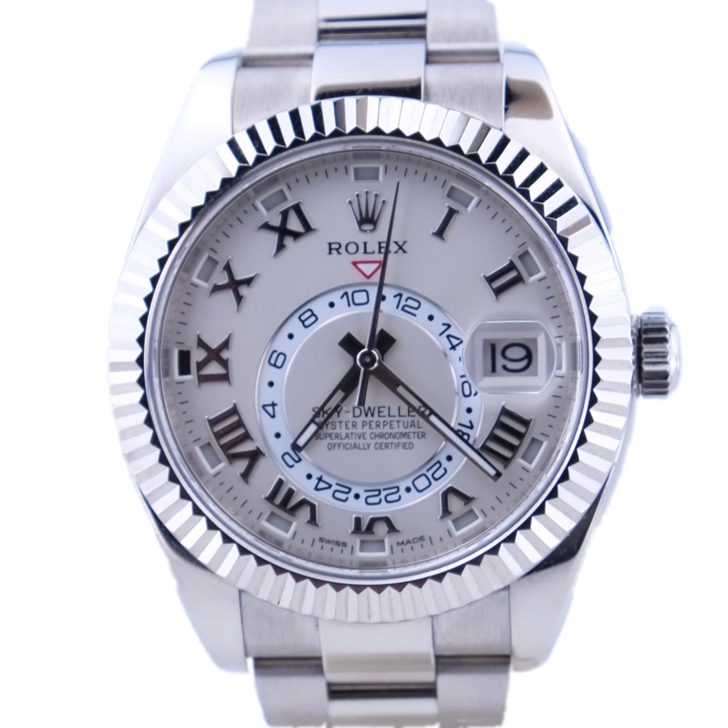 Rolex Sky-Dweller 326939 (2015) - Wit wijzerplaat 42mm Witgoud (1/4)