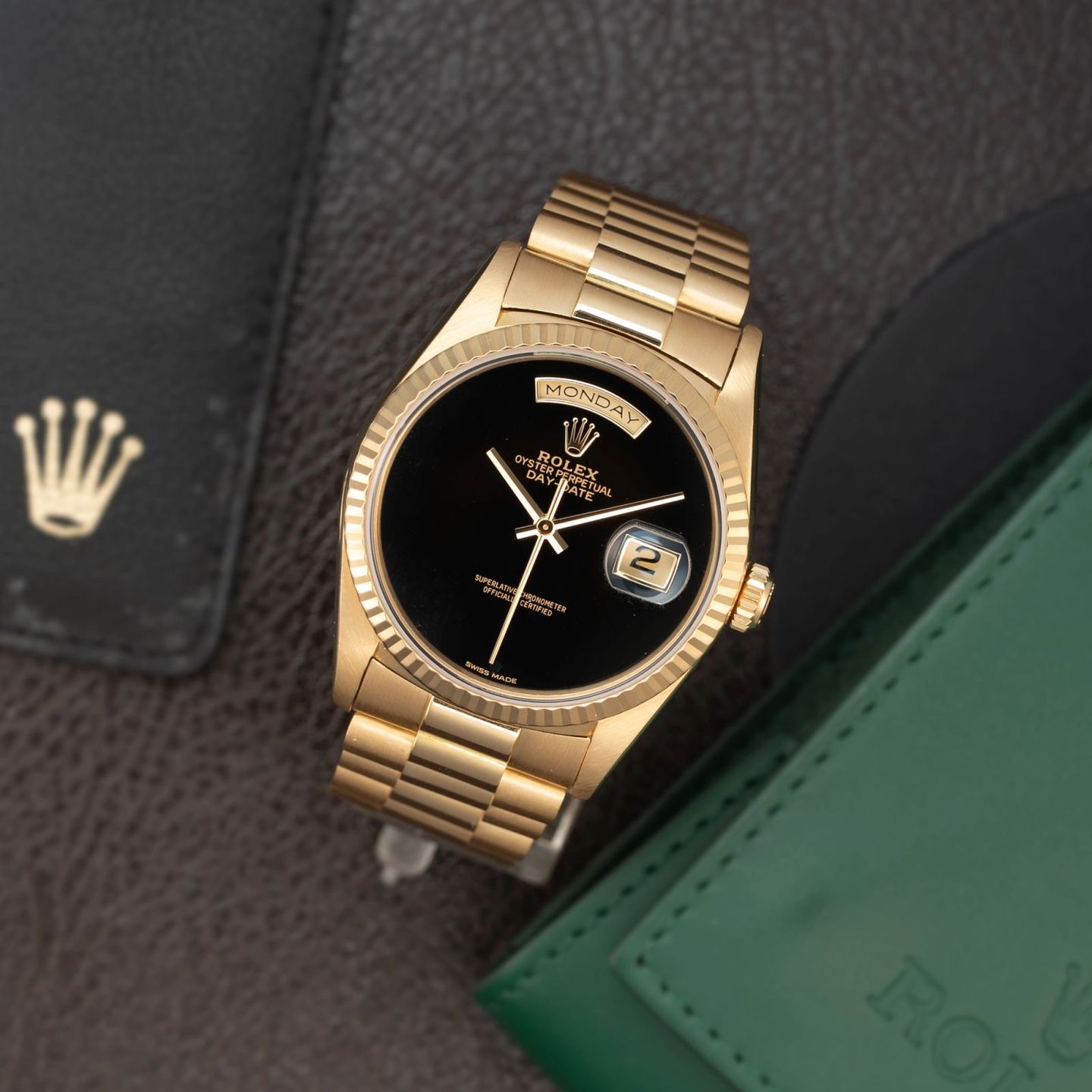 Rolex Day-Date 36 18238 (1991) - 36mm Geelgoud (4/8)