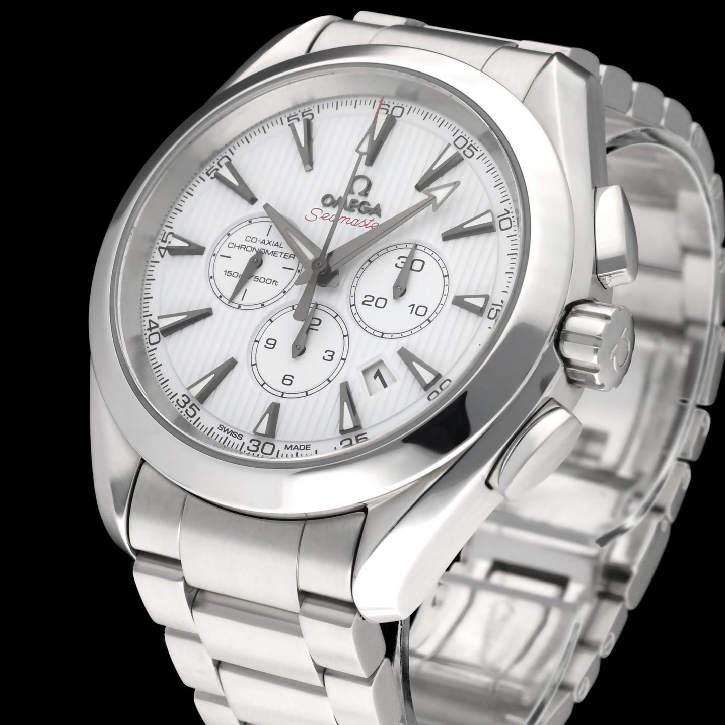 Omega Seamaster Aqua Terra 231.10.44.50.04.001 (2019) - White dial 44 mm Steel case (7/8)