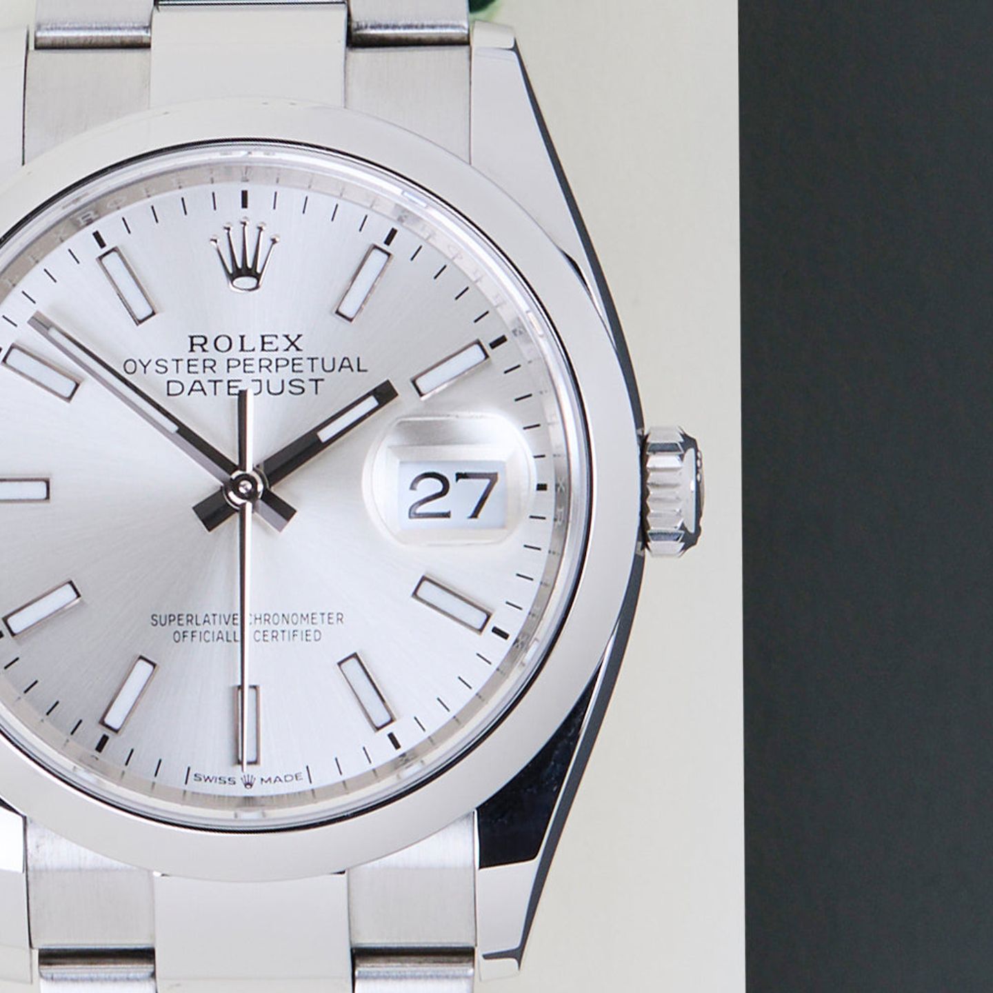 Rolex Datejust 36 126200 (2024) - Silver dial 36 mm Steel case (5/8)