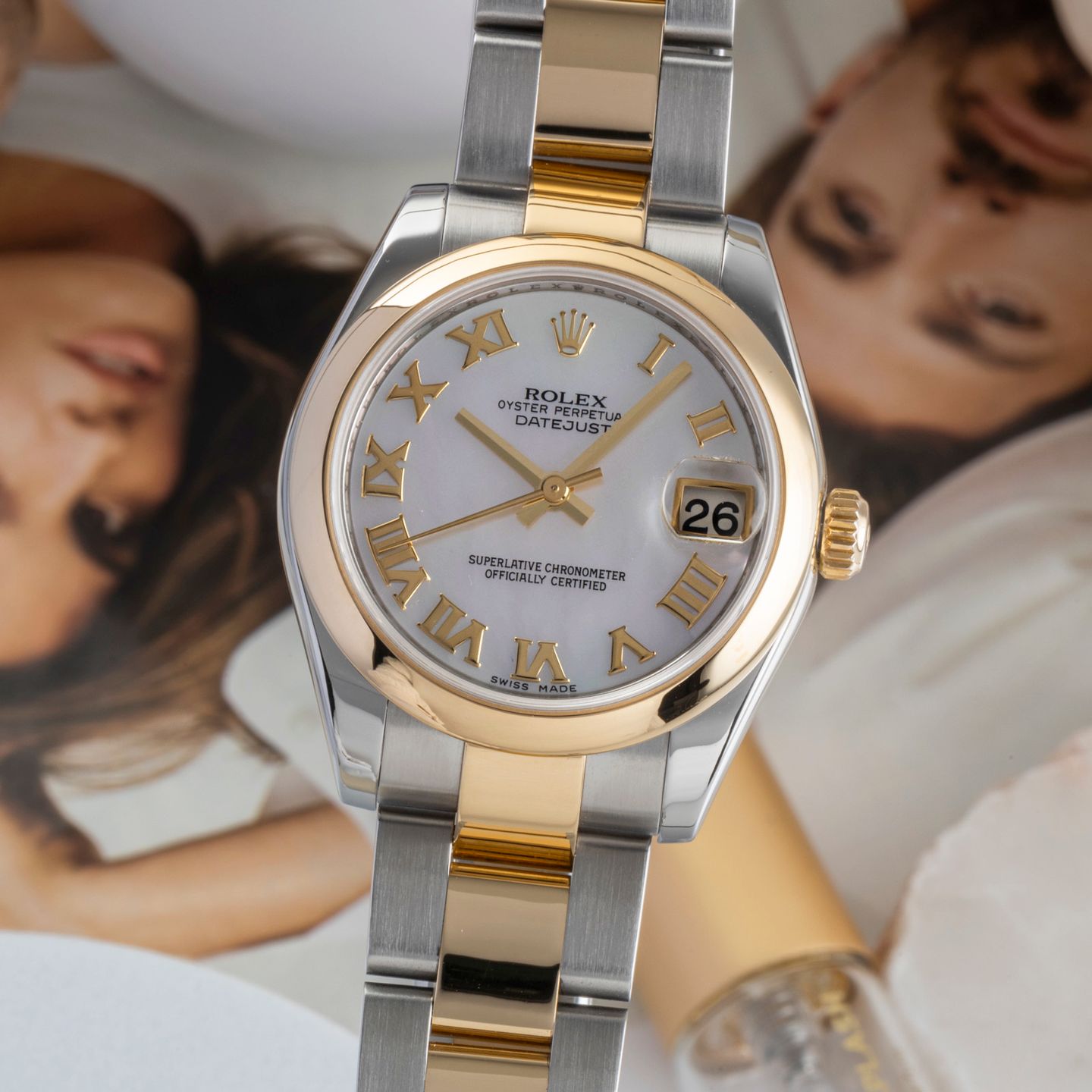 Rolex Datejust 31 178243 (2007) - 31mm Goud/Staal (3/8)