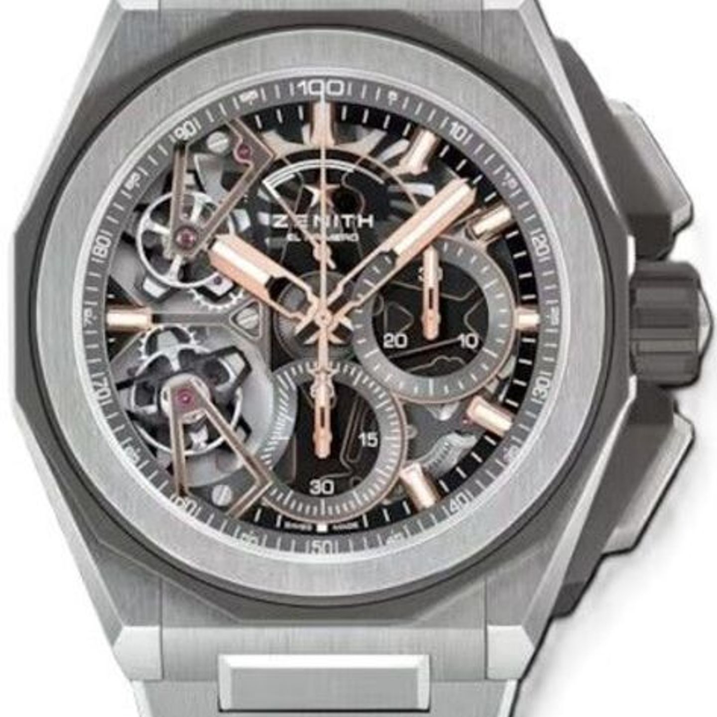 Zenith Defy 95.9100.9020/78.I001 (2026) - Transparant wijzerplaat 45mm Titanium (1/1)