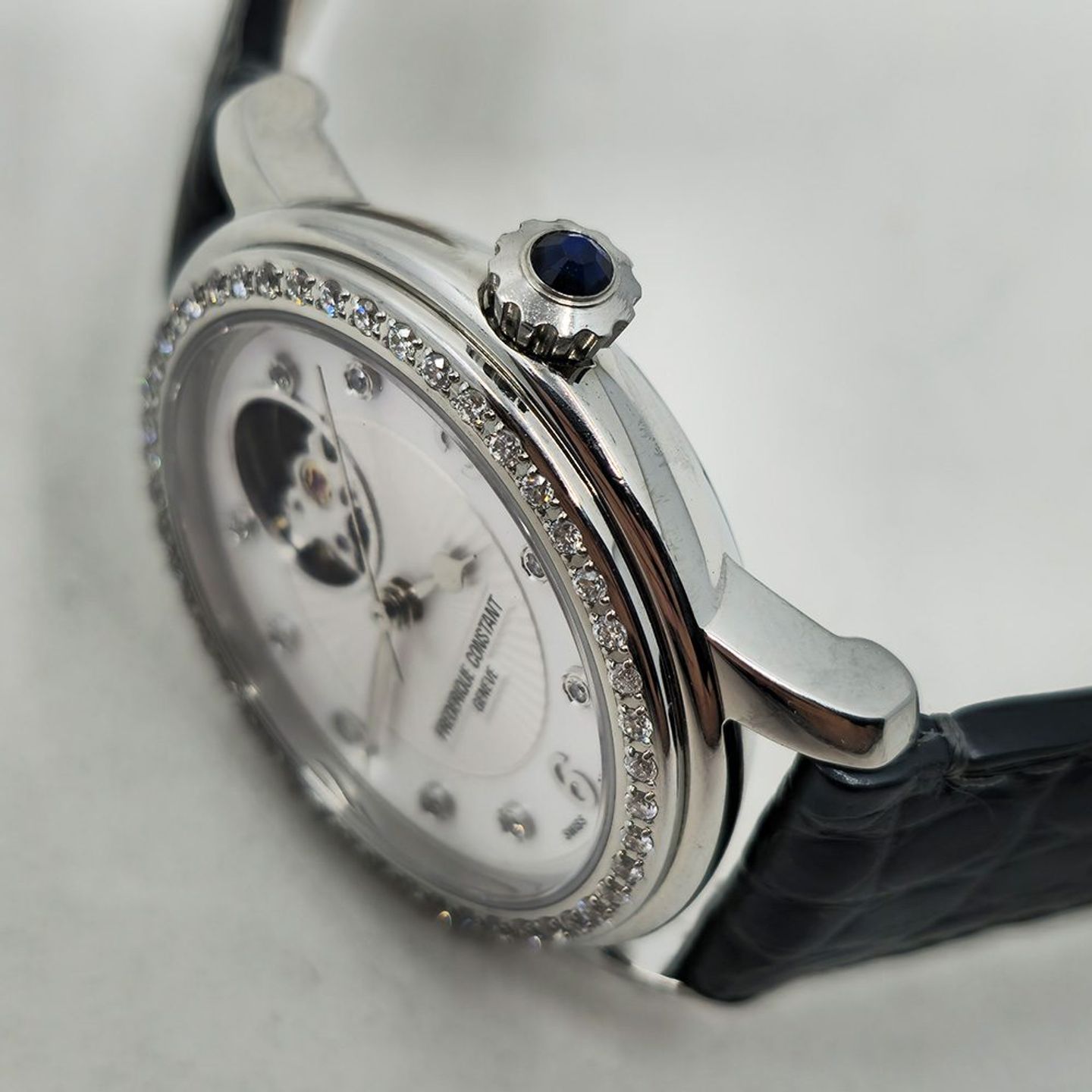 Frederique Constant Ladies Automatic FC-310HBAD2PD6 (2025) - Zilver wijzerplaat Onbekend Staal (6/8)