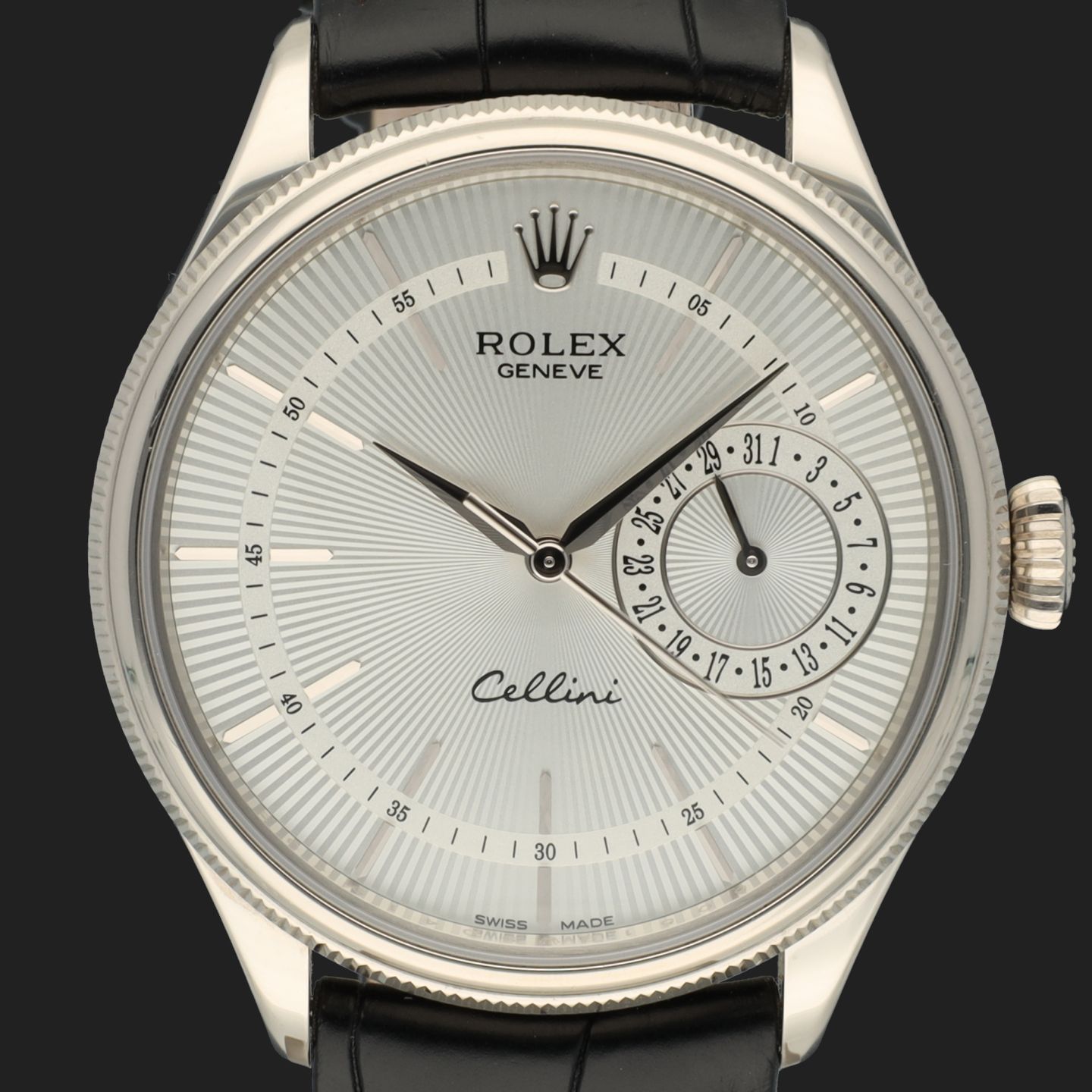Rolex Cellini Date 50519 (2023) - 39 mm White Gold case (2/8)