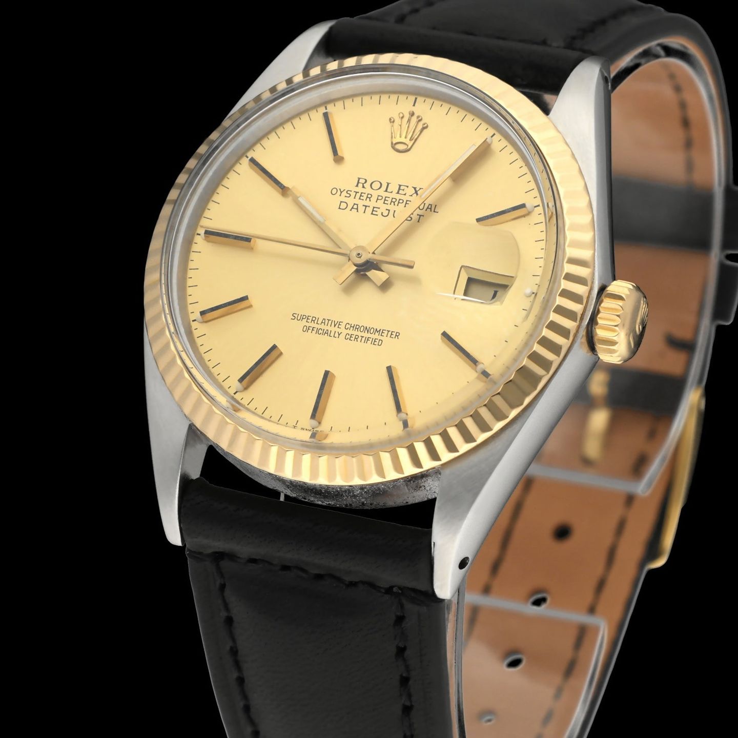 Rolex Datejust 36 16013 (1979) - Champagne wijzerplaat 36mm Goud/Staal (6/7)