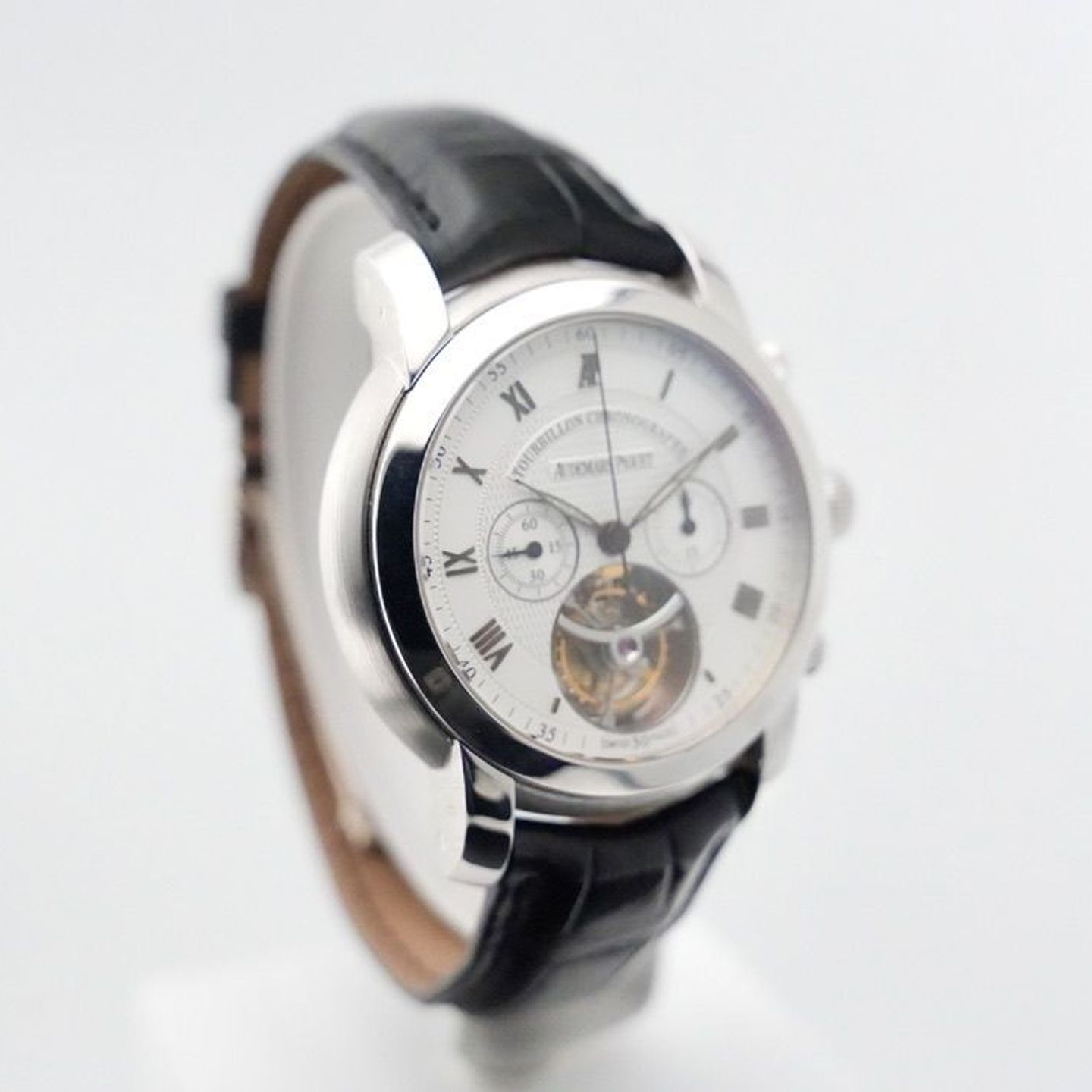 Audemars Piguet Jules Audemars 26010BC.OO.D002CR.01 (2006) - Zilver wijzerplaat 43mm Witgoud (8/8)