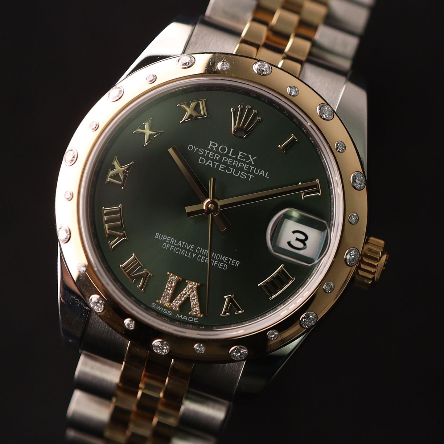 Rolex Datejust 31 178343 (2017) - 31 mm Gold/Steel case (2/3)