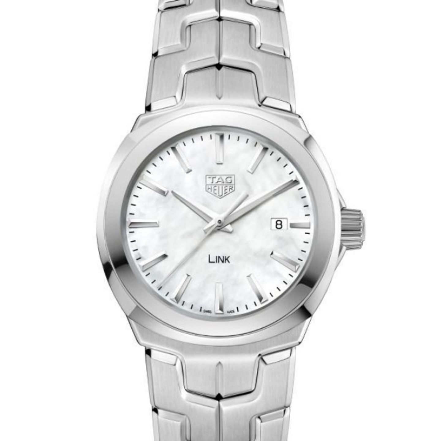 TAG Heuer Link Lady WBC1310.BA0600 (2023) - White dial 32 mm Steel case (1/3)