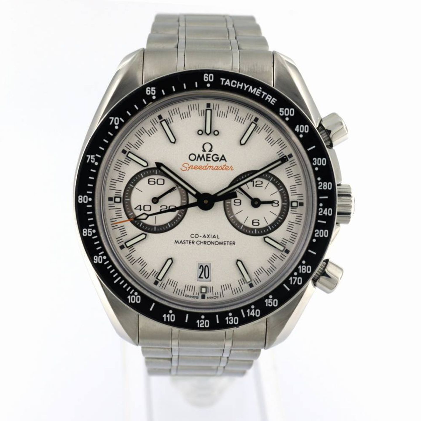 Omega Speedmaster Racing 329.30.44.51.04.001 (2019) - Wit wijzerplaat 44mm Staal (1/7)