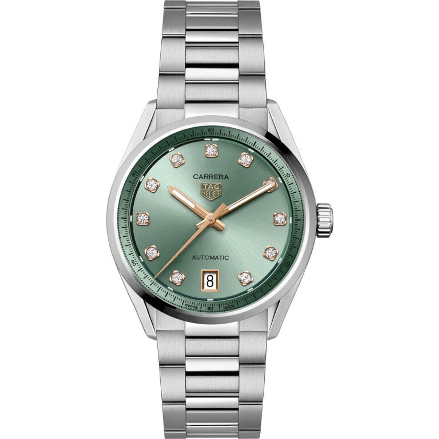 TAG Heuer Carrera WBN2317.BA0001 (2025) - Green dial 36 mm Steel case (1/1)
