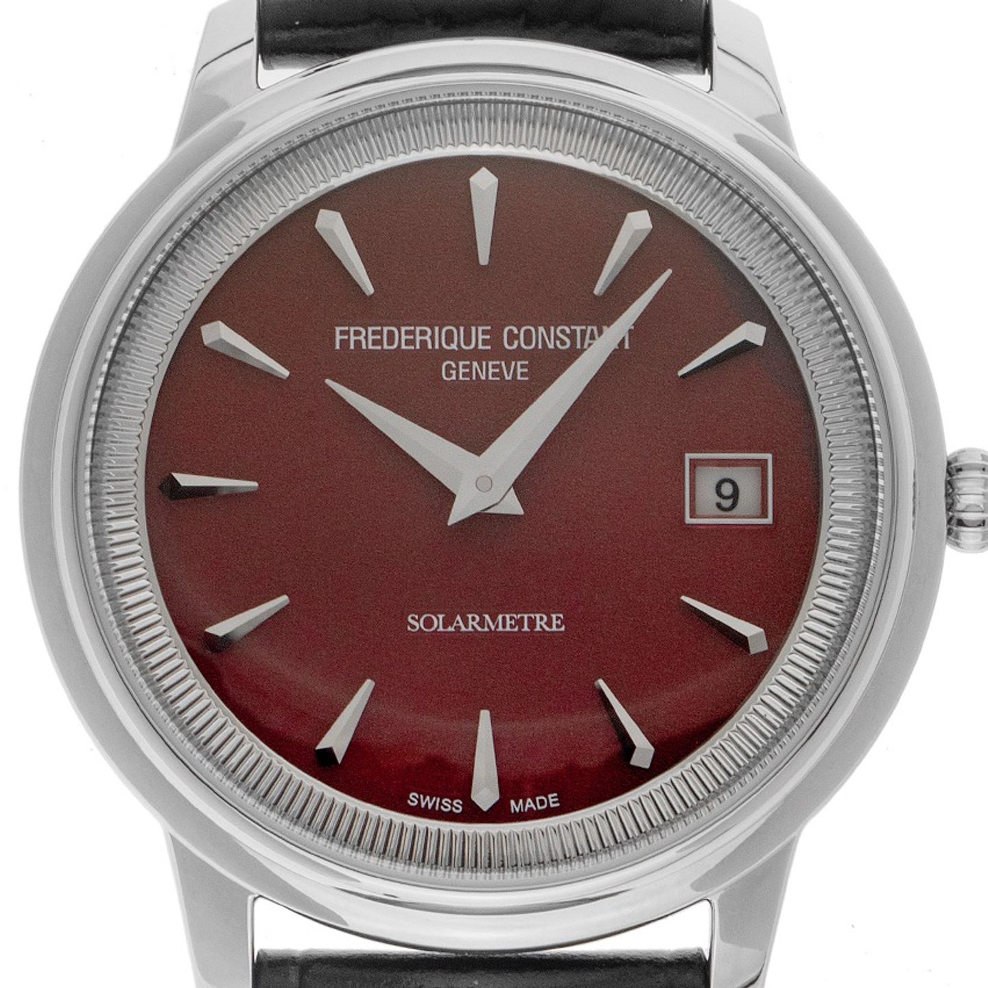 Frederique Constant Slimline FC-702SD3SD6 (Onbekend (willekeurig serienummer)) - Zilver wijzerplaat 39mm Staal (1/8)