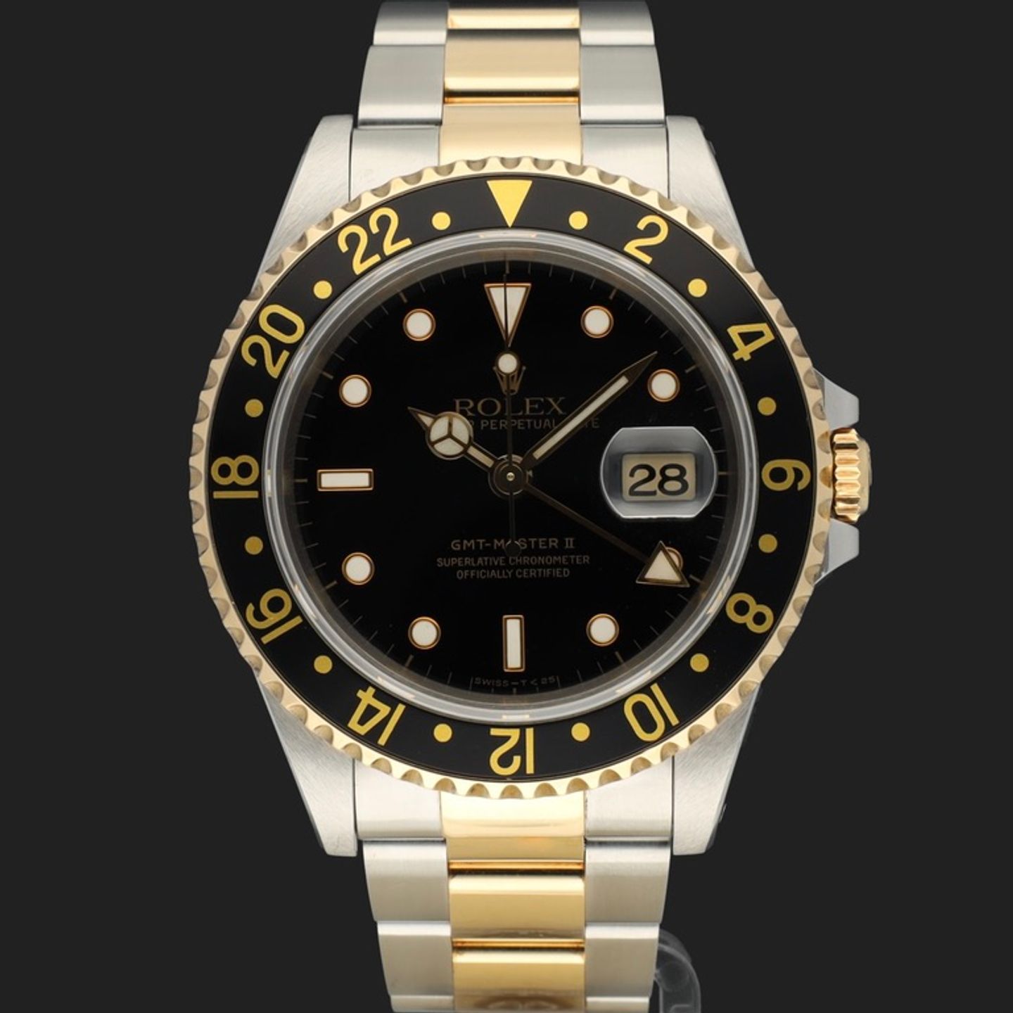 Rolex GMT-Master II 16713 (1992) - 40 mm Gold/Steel case (3/8)