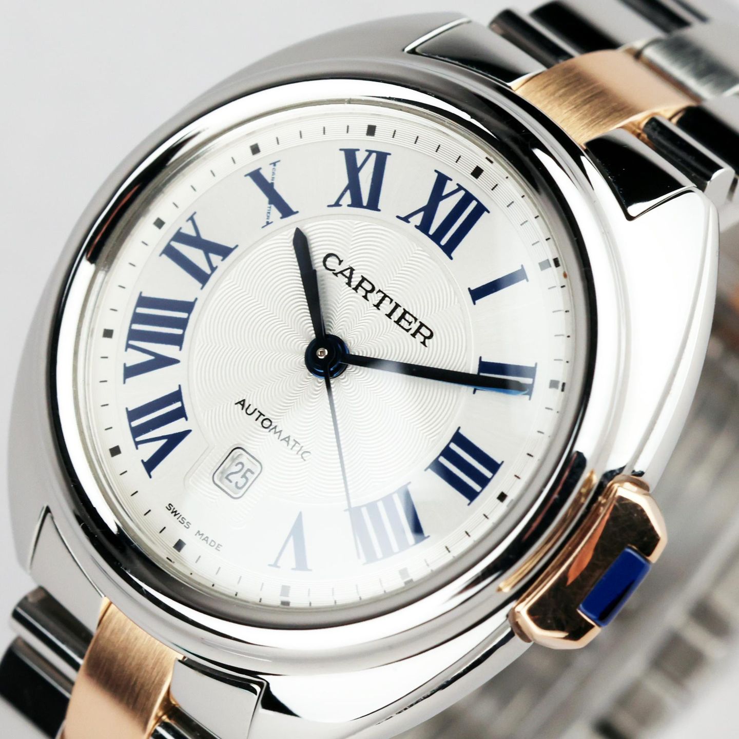 Cartier Clé de Cartier 3867 (2018) - Silver dial 31 mm Steel case (5/8)