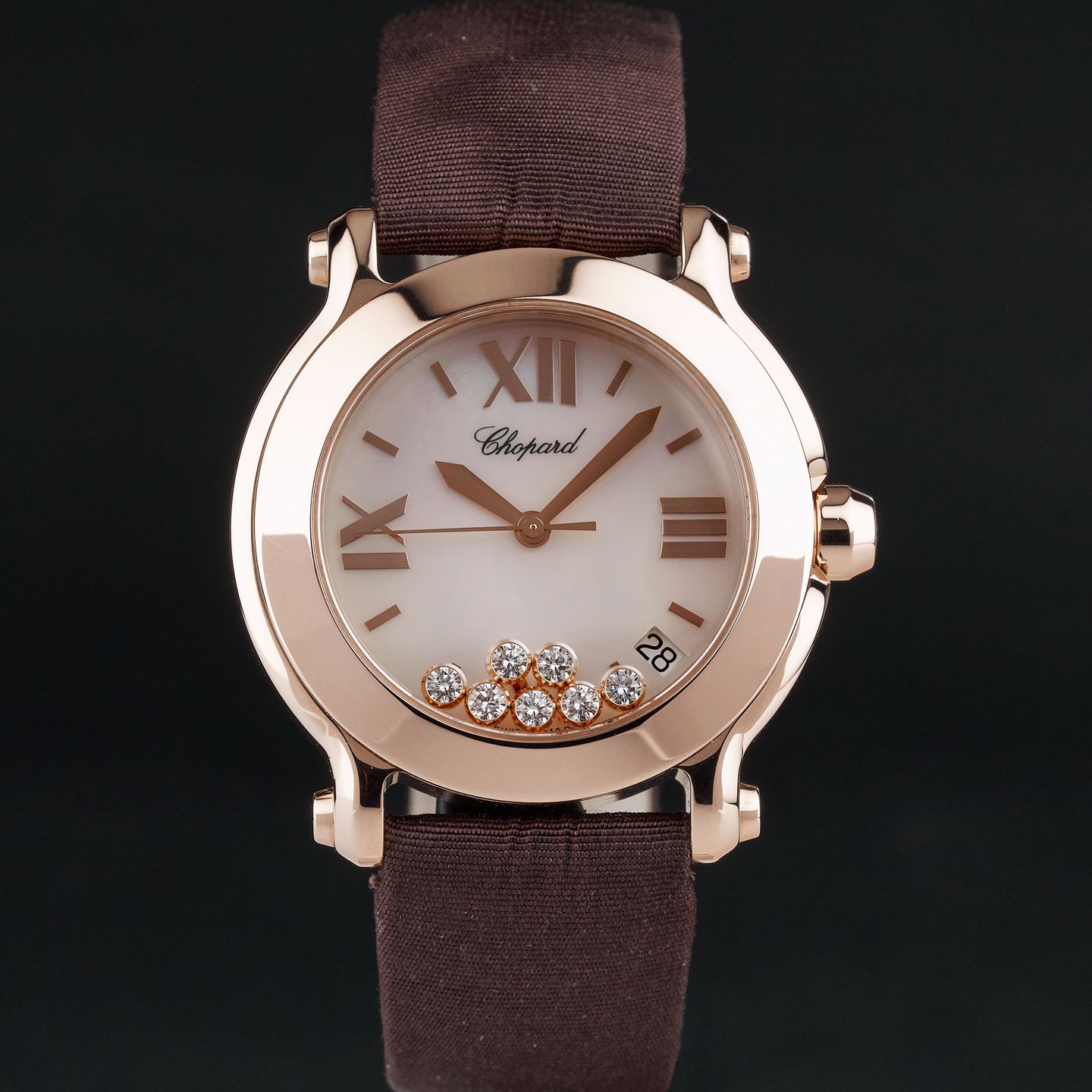 Chopard La Strada 418380-3001 (Onbekend (willekeurig serienummer)) - Zwart wijzerplaat 23mm Staal (3/7)