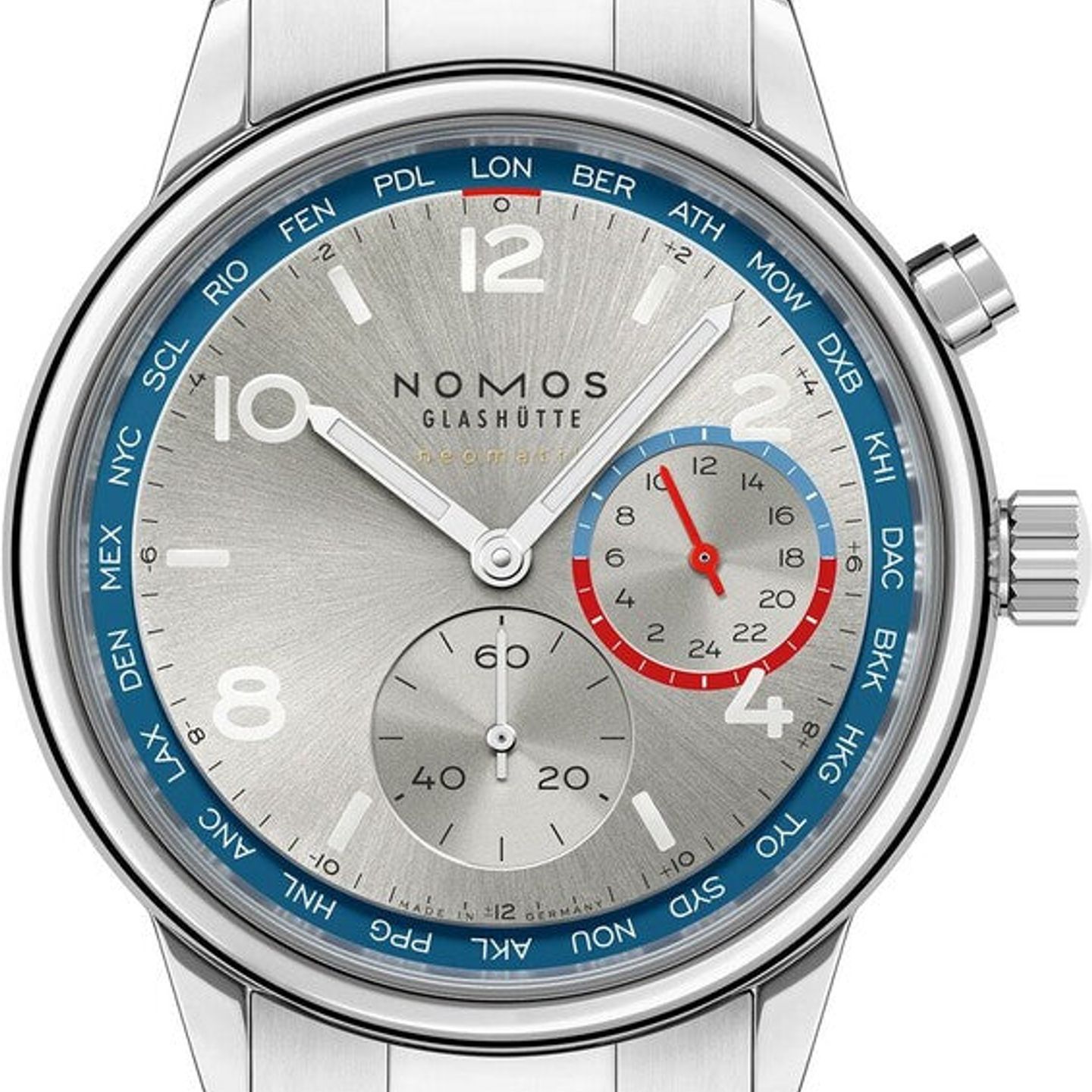 NOMOS Club 791 (2026) - Zilver wijzerplaat 40mm Staal (1/1)