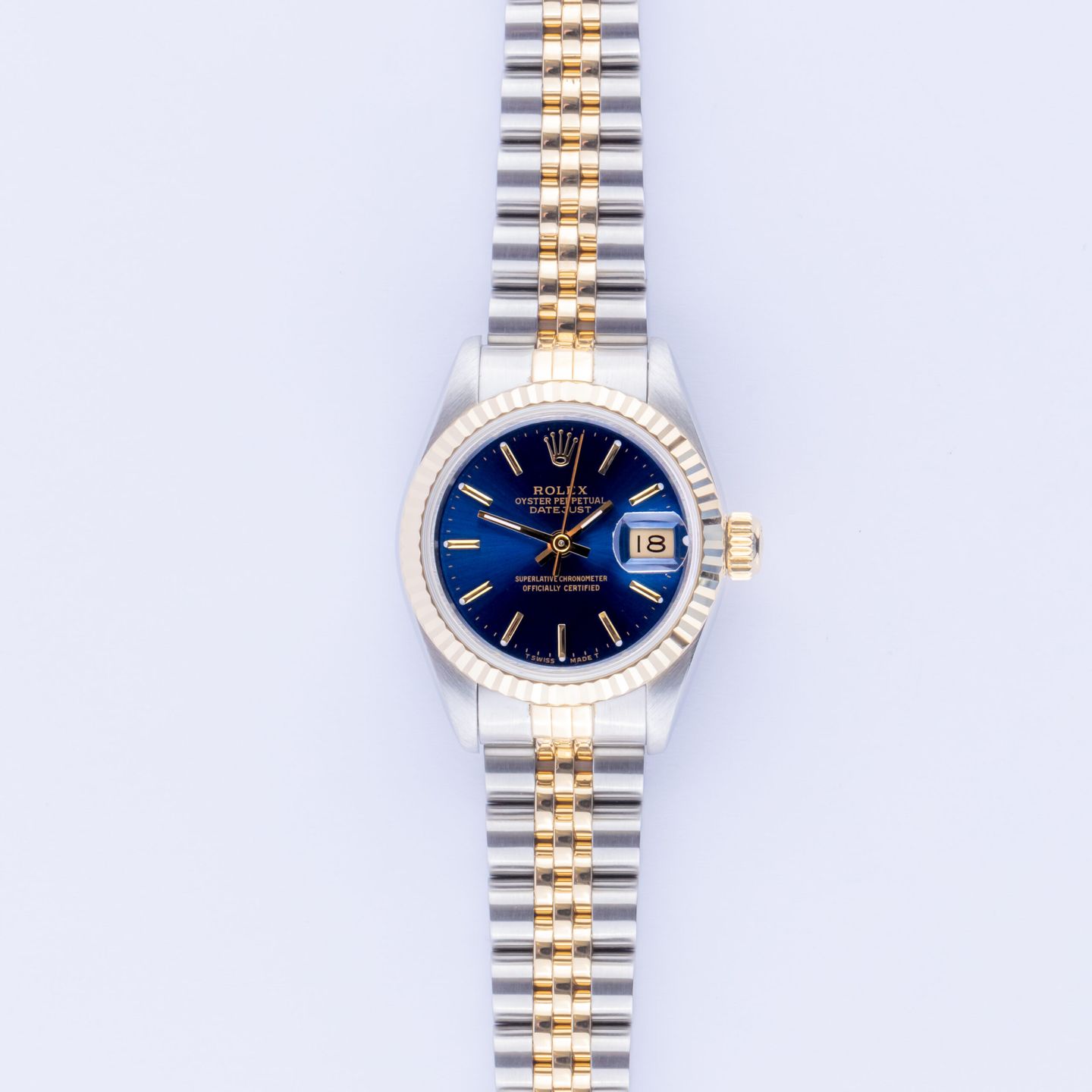 Rolex Lady-Datejust 69173 (1990) - 26mm Goud/Staal (3/8)