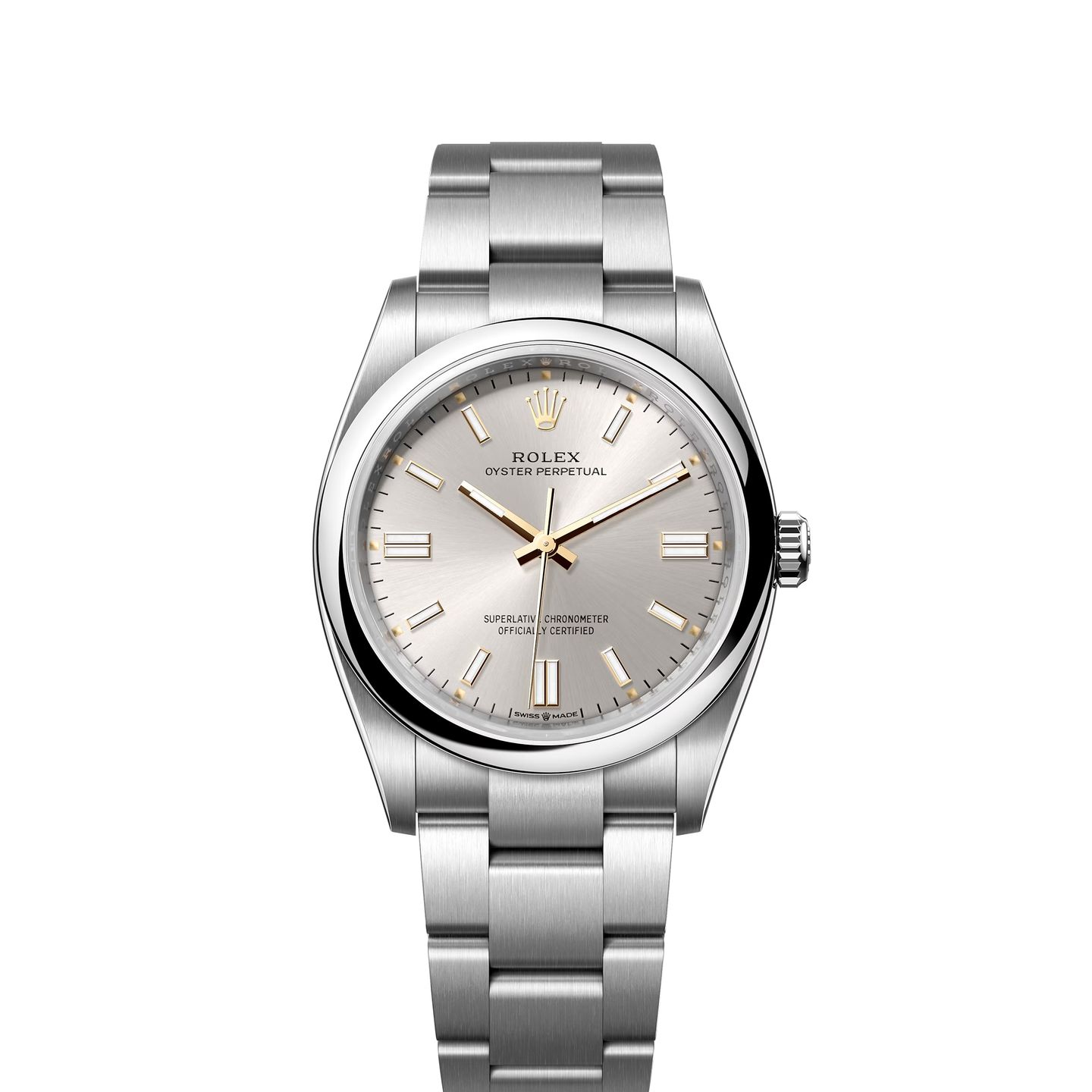 Rolex Oyster Perpetual 36 126000 (2024) - Zilver wijzerplaat 36mm Staal (1/8)