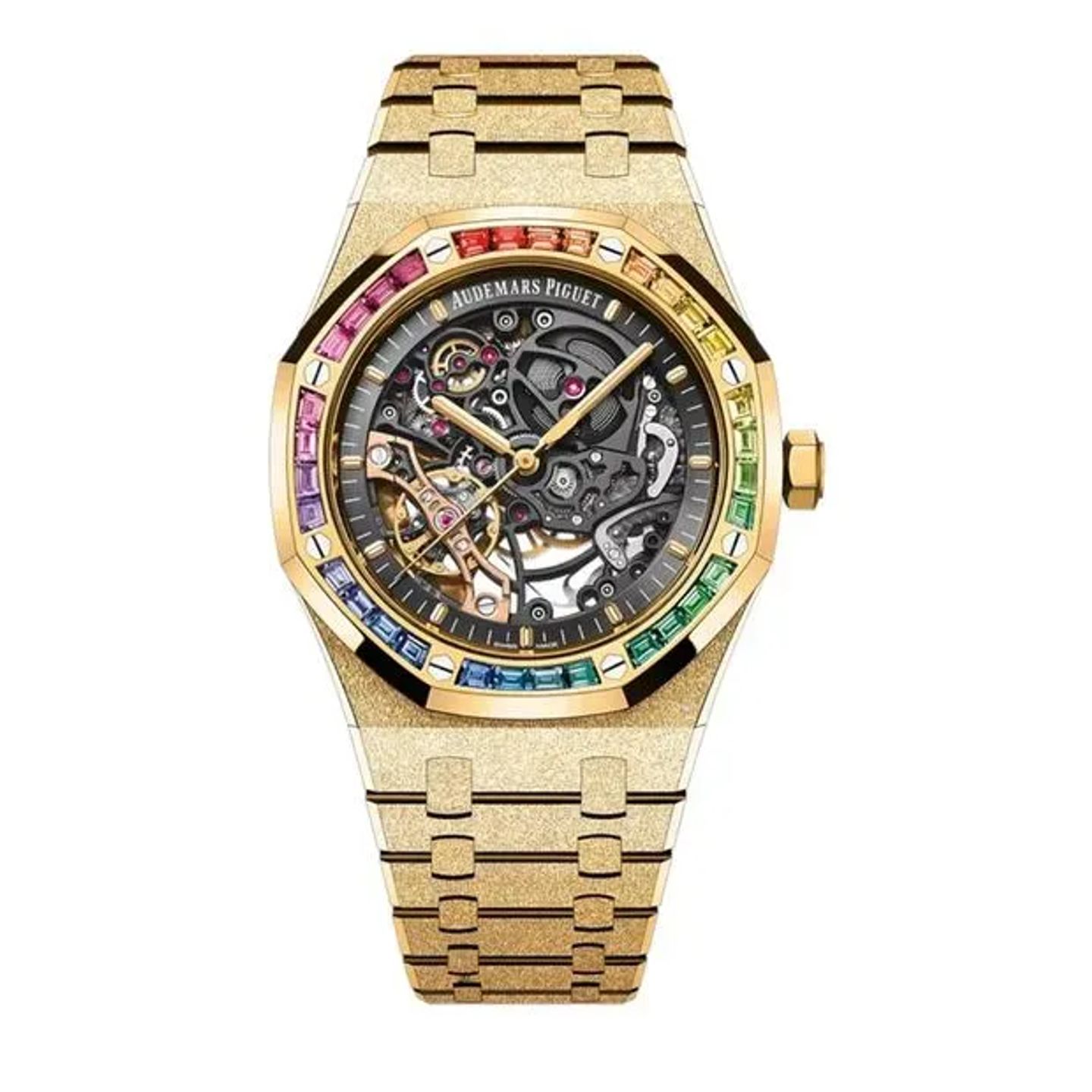 Audemars Piguet Royal Oak Double Balance Wheel Openworked 15412BA.YG.1224BA.01-B (2024) - Transparent dial 41 mm Yellow Gold case (6/6)