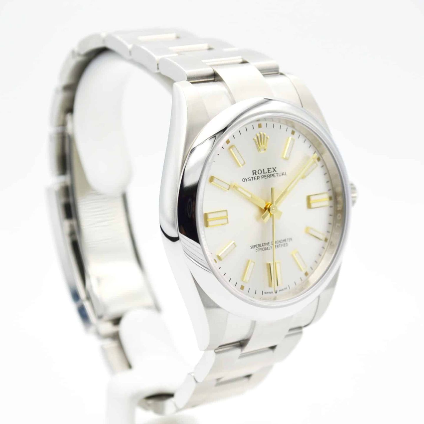 Rolex Oyster Perpetual 41 124300 (2024) - Zilver wijzerplaat 41mm Staal (6/7)