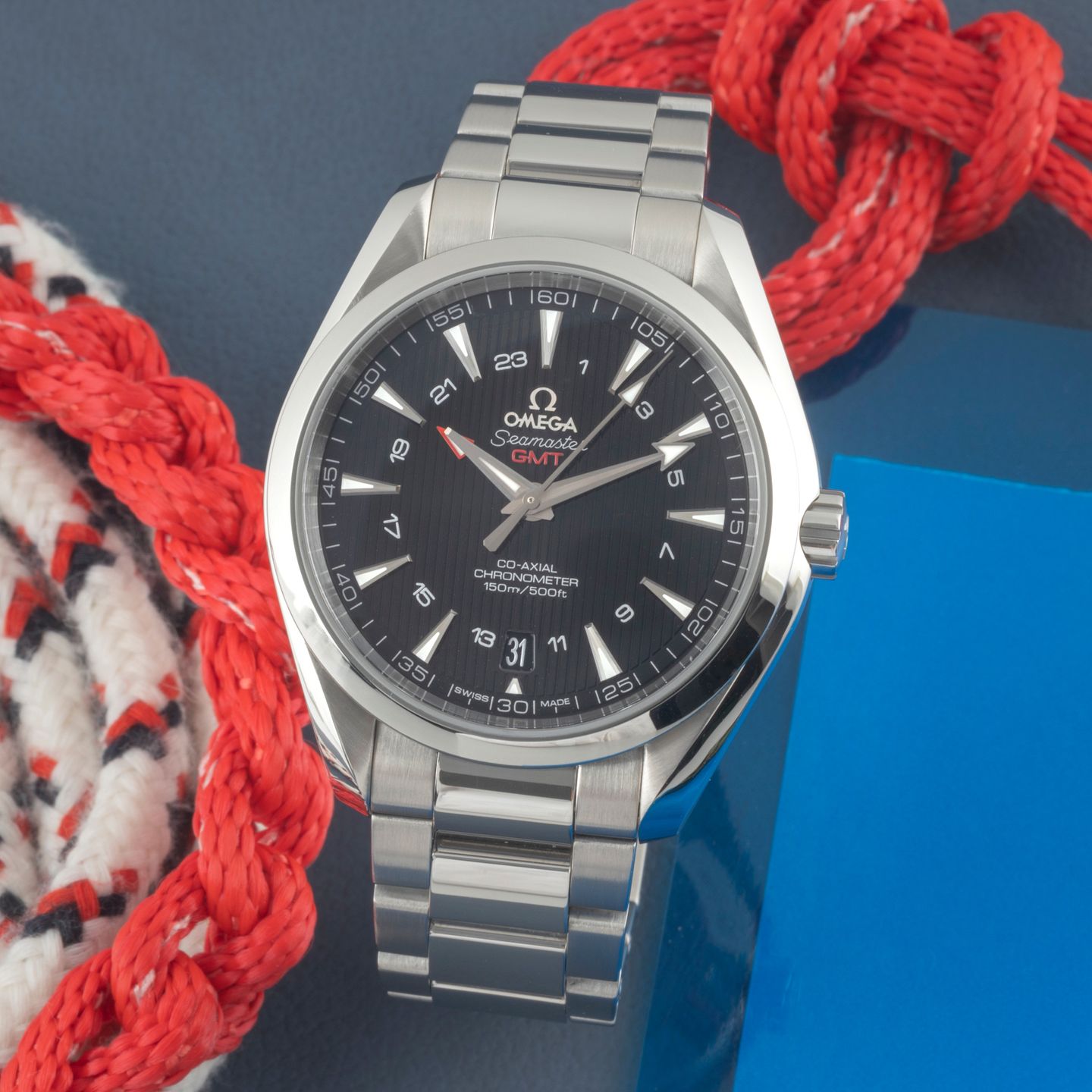 Omega Seamaster Aqua Terra 231.10.43.22.01.001 (Onbekend (willekeurig serienummer)) - Zwart wijzerplaat 43mm Staal (1/8)