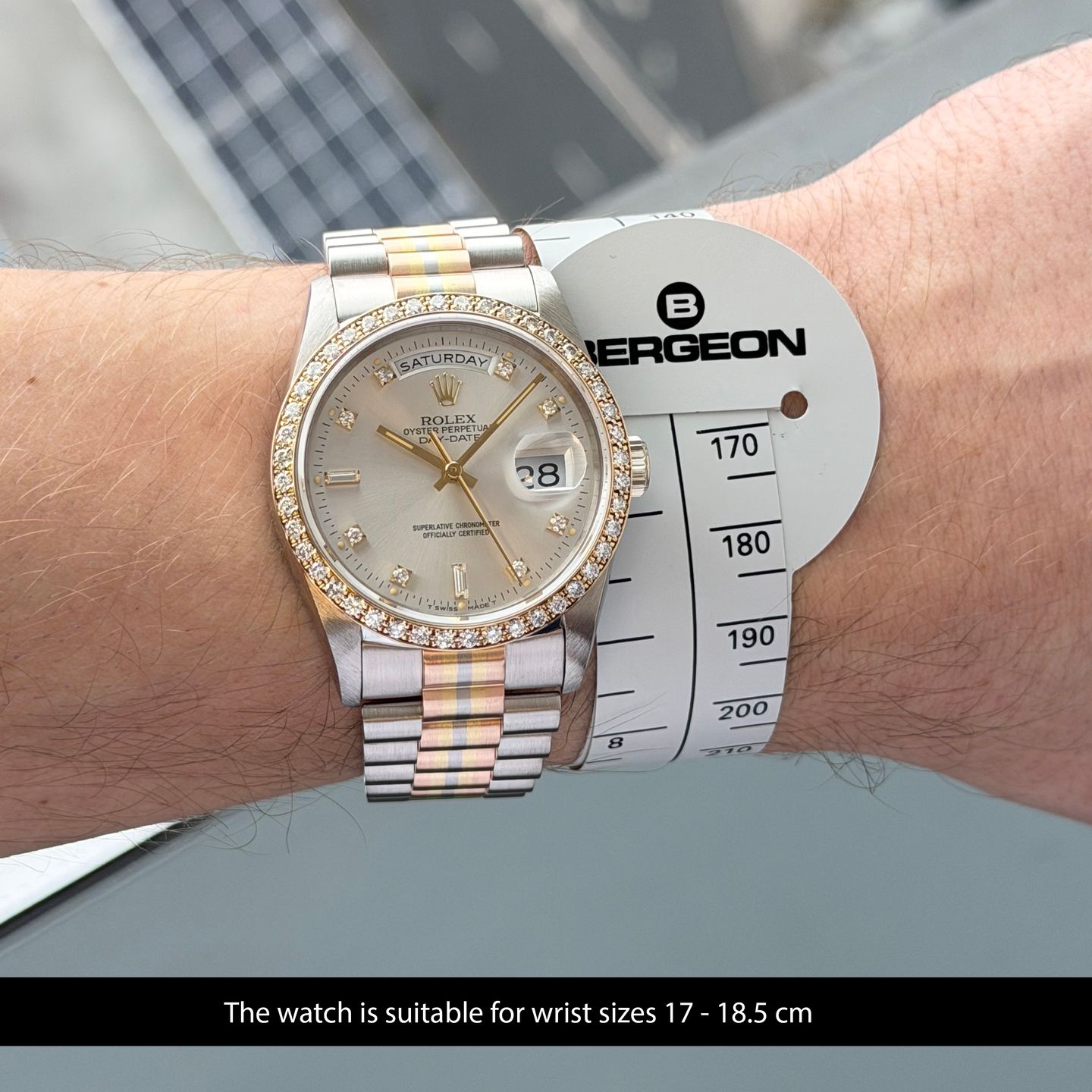 Rolex Day-Date 36 18349 (1989) - 36mm Witgoud (3/16)