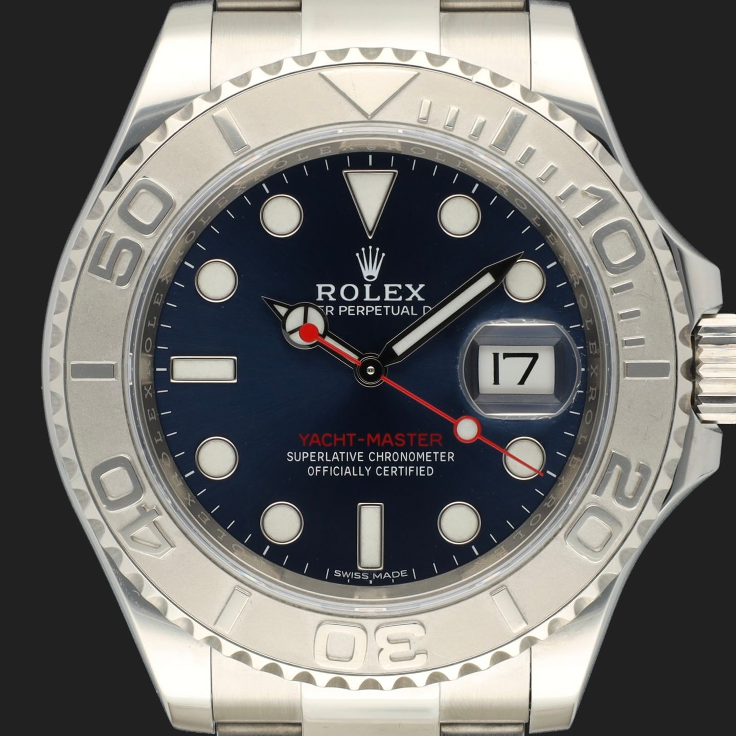 Rolex Yacht-Master 40 116622 (2018) - Blauw wijzerplaat 40mm Staal (2/7)