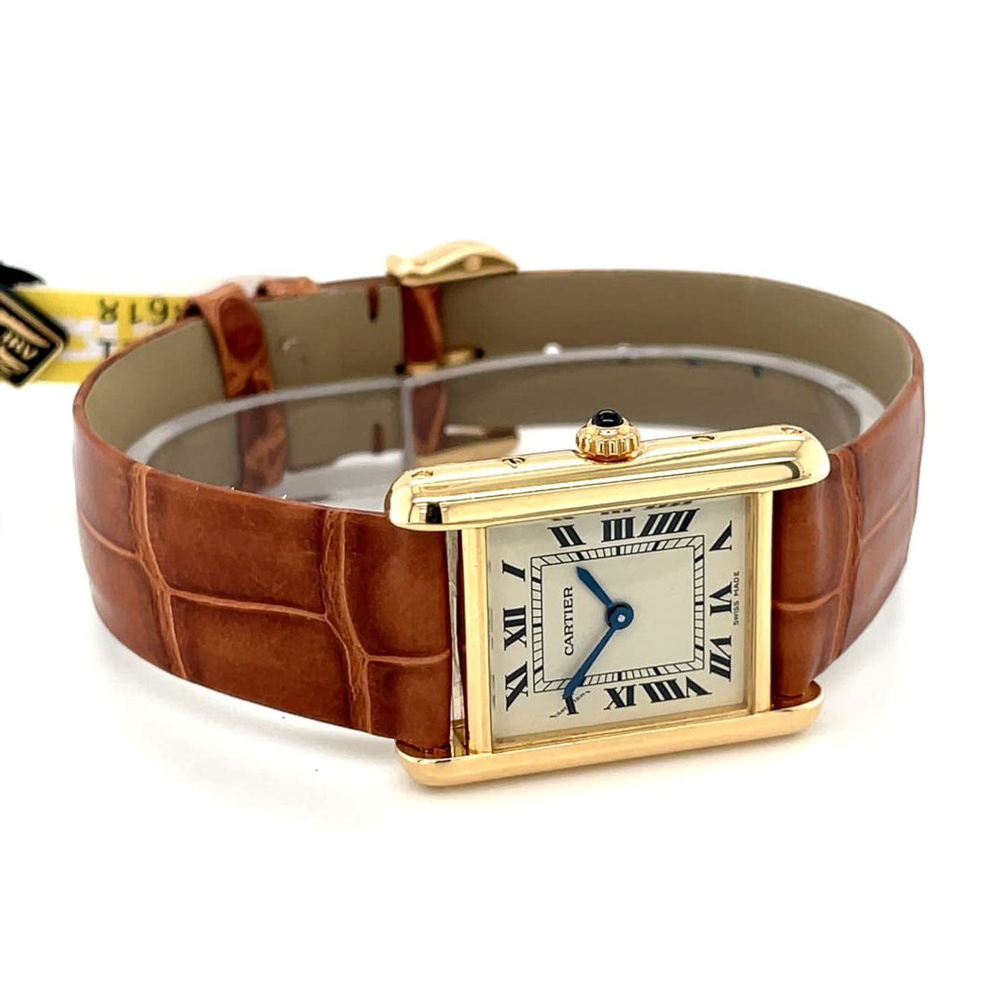 Cartier Tank Louis Cartier 11511 (Onbekend (willekeurig serienummer)) - Champagne wijzerplaat 20mm Geelgoud (2/8)