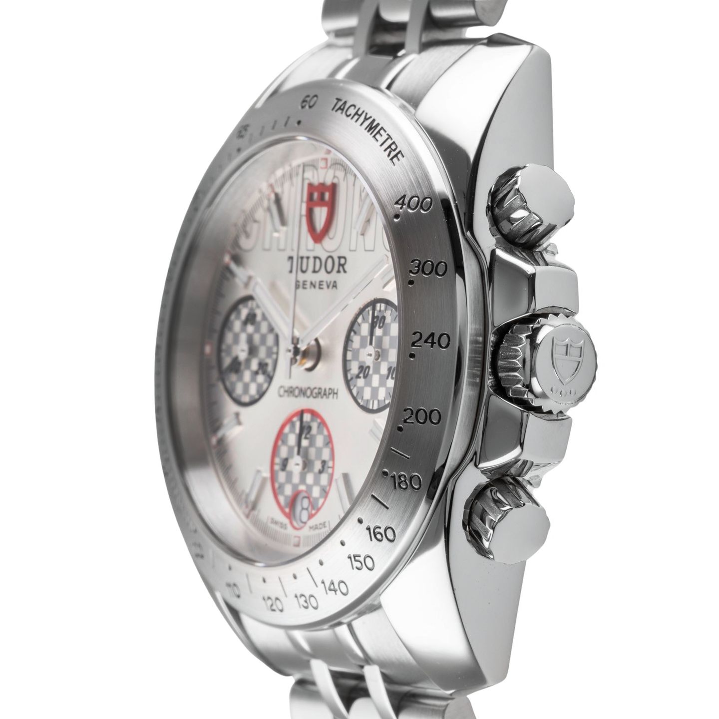 Tudor Sport Chronograph 20300 (Onbekend (willekeurig serienummer)) - Zilver wijzerplaat 41mm Staal (6/8)