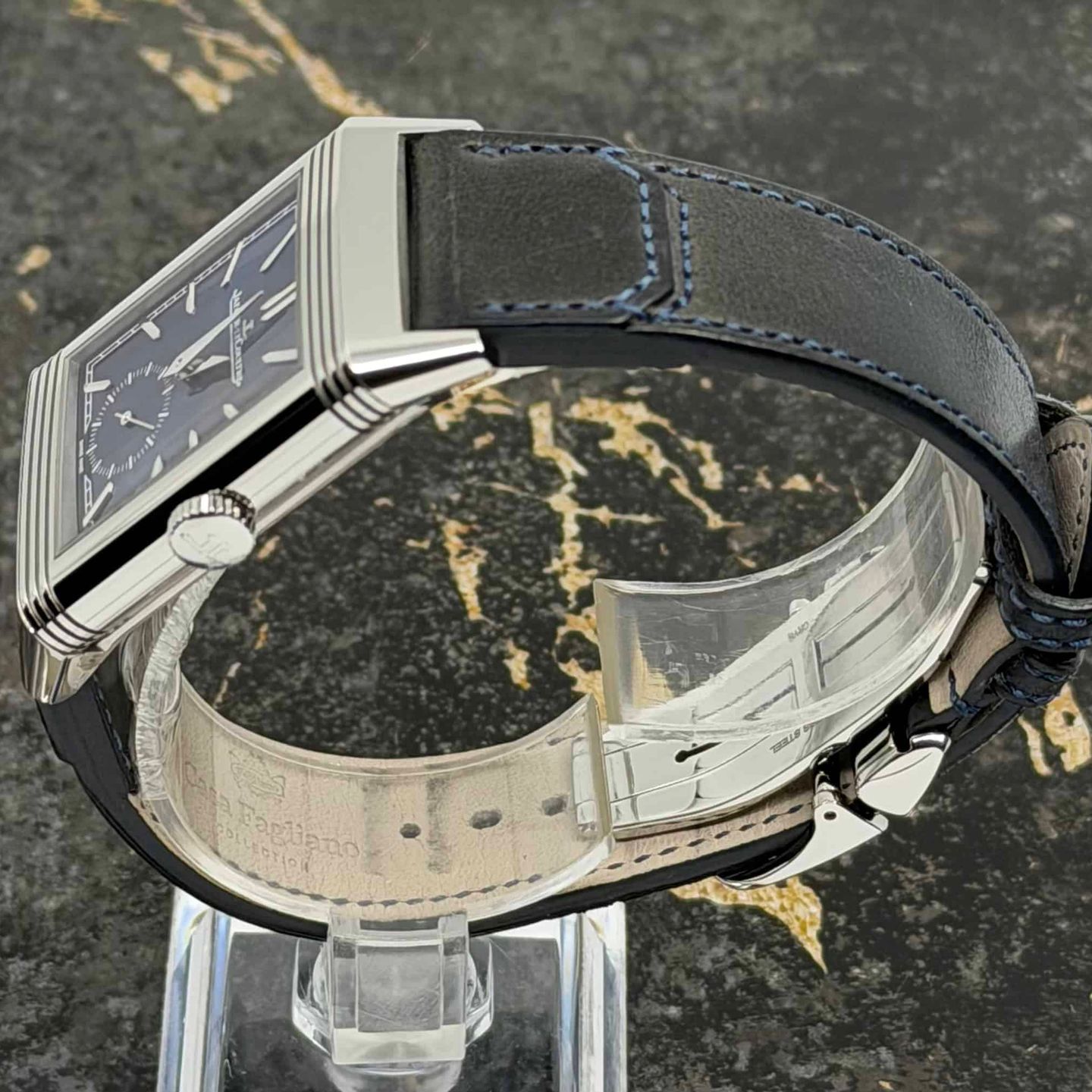 Jaeger-LeCoultre Reverso Q3978480 (2019) - Blue dial 27 mm Steel case (5/8)