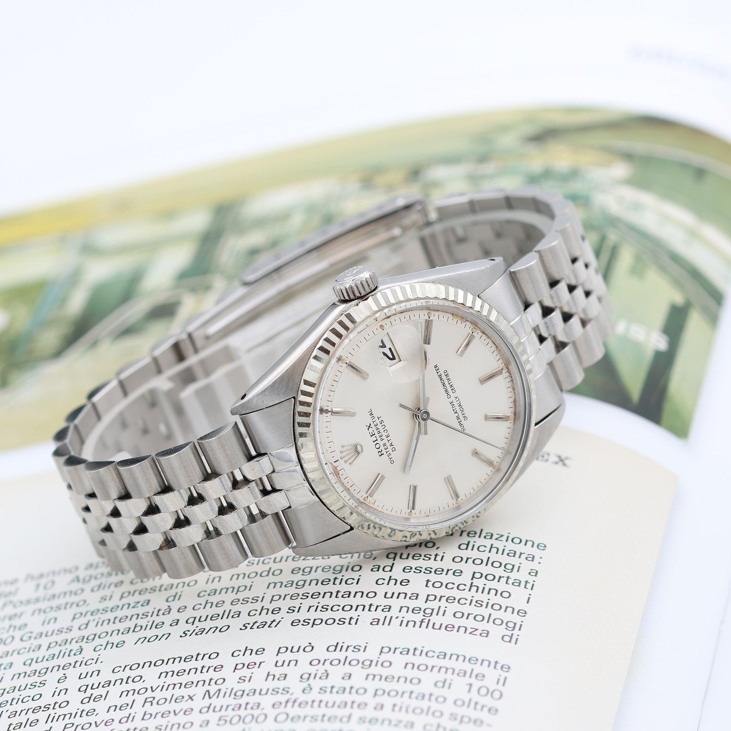 Rolex Datejust 1601 (Onbekend (willekeurig serienummer)) - Zilver wijzerplaat 36mm Staal (6/8)