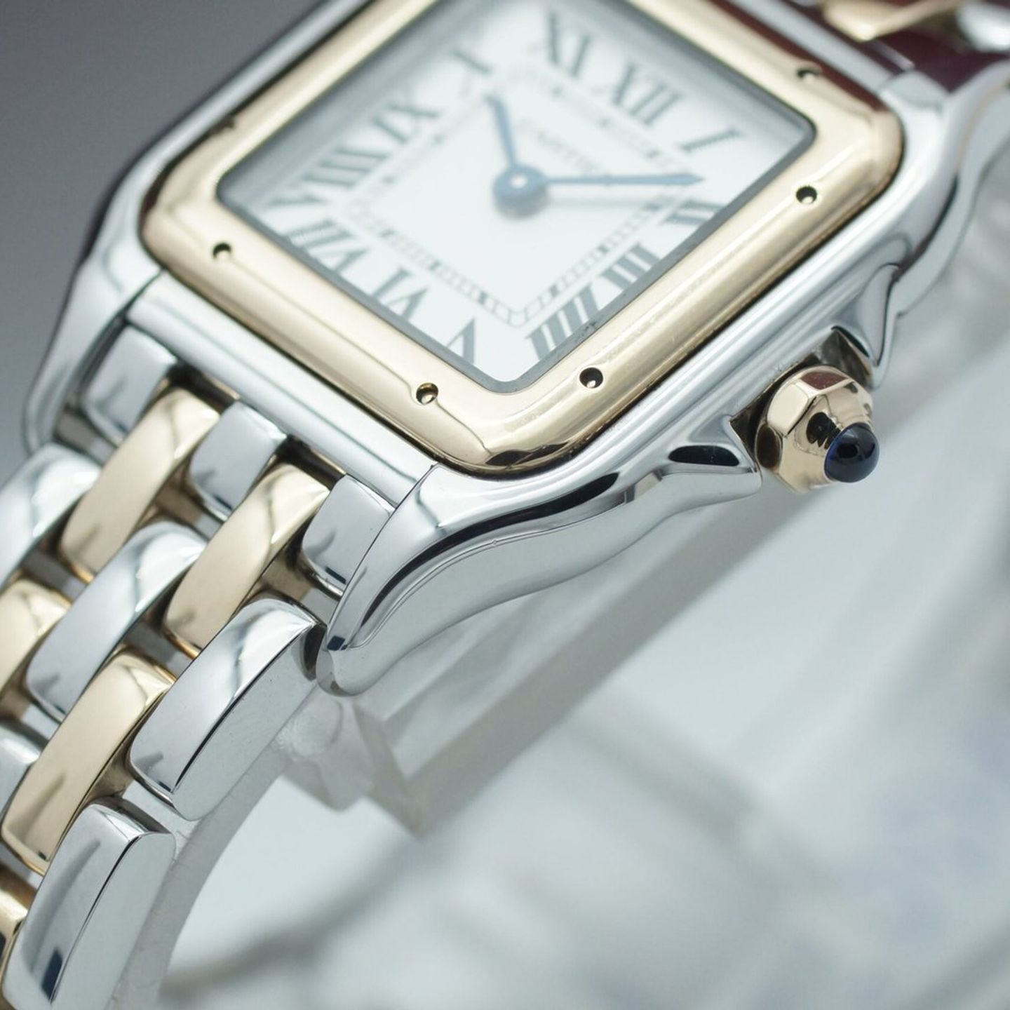 Cartier Panthère W2PN0006 (2021) - White dial 30 mm Gold/Steel case (6/8)