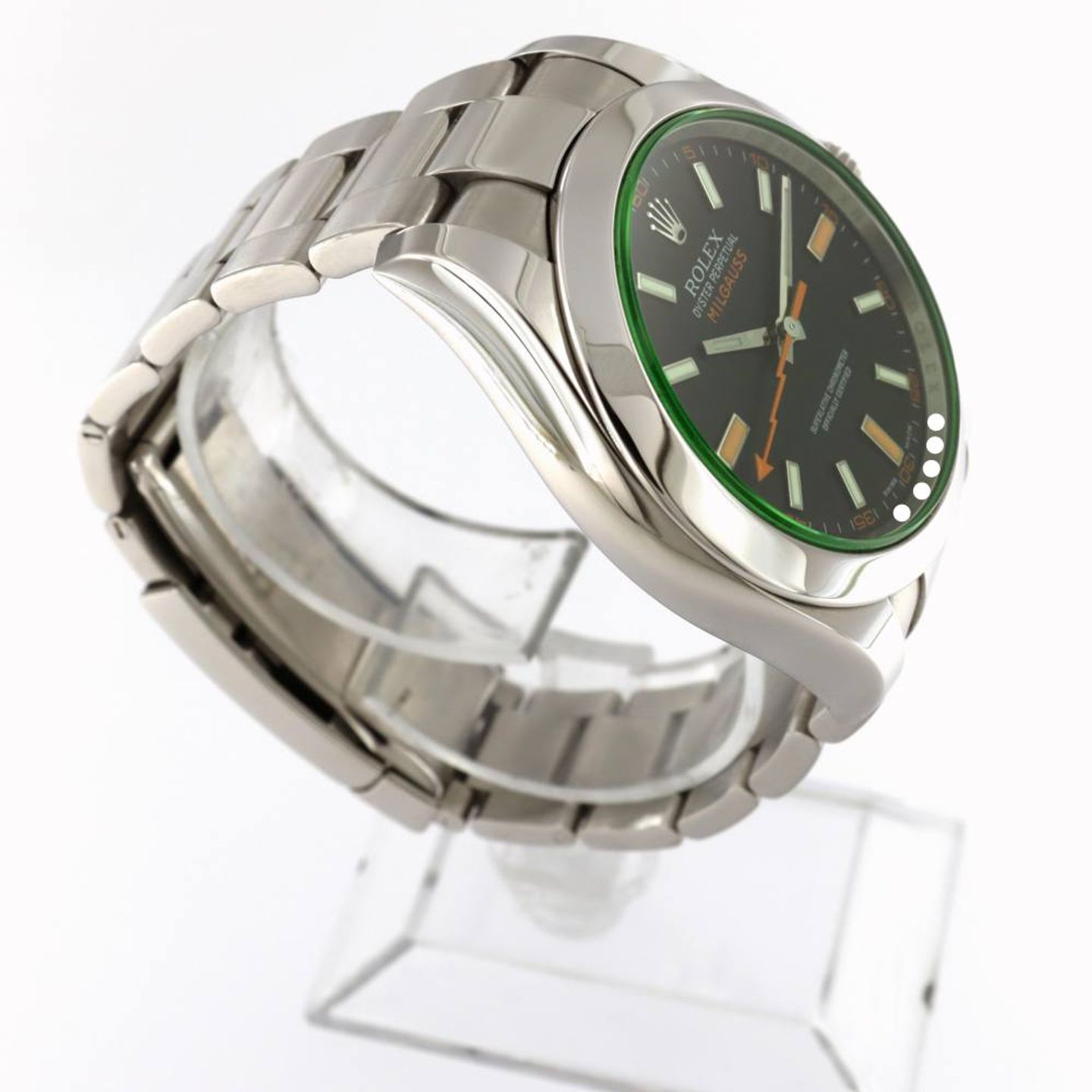 Rolex Milgauss 116400GV (2009) - 40 mm Steel case (3/7)