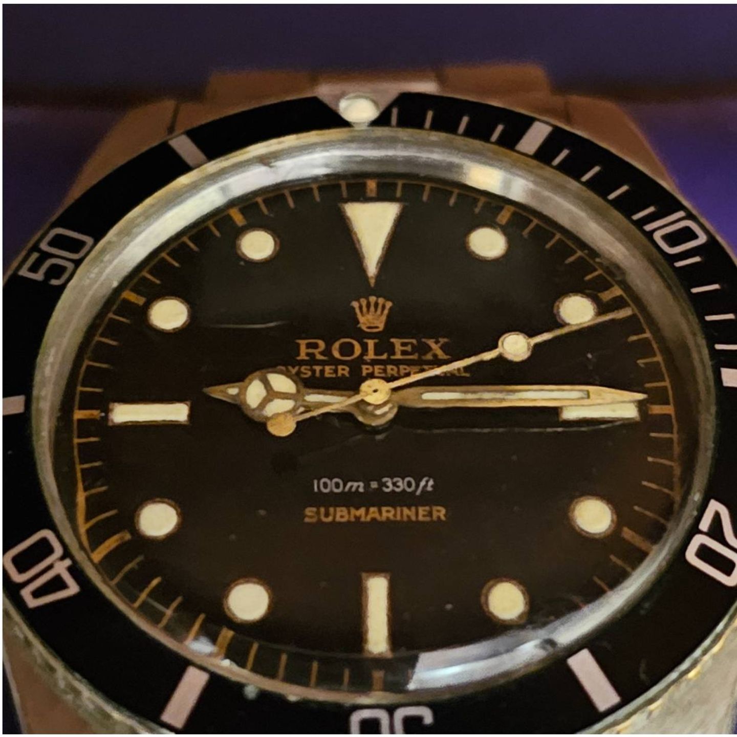 Rolex Submariner No Date 5508 (1952) - Zwart wijzerplaat 37mm Staal (5/5)