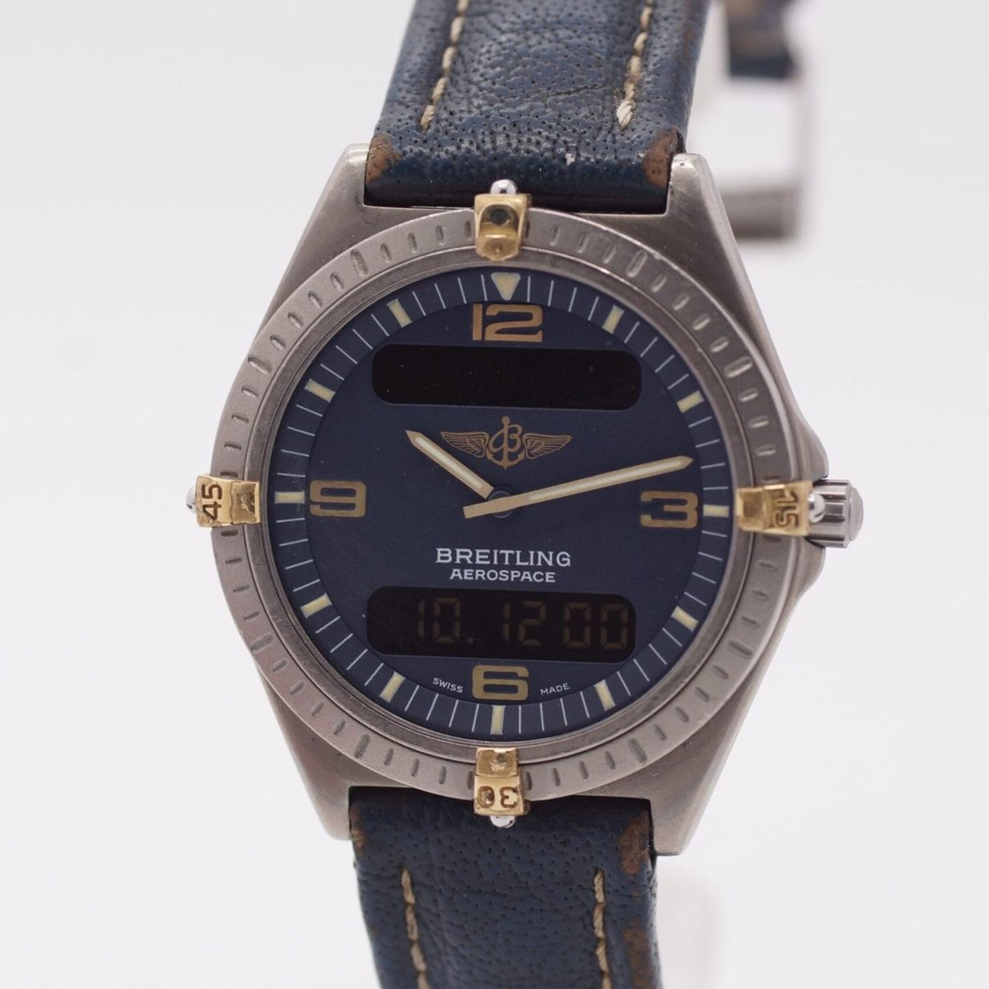 Breitling Aerospace F56059 (1994) - Zwart wijzerplaat 40mm Titanium (4/8)