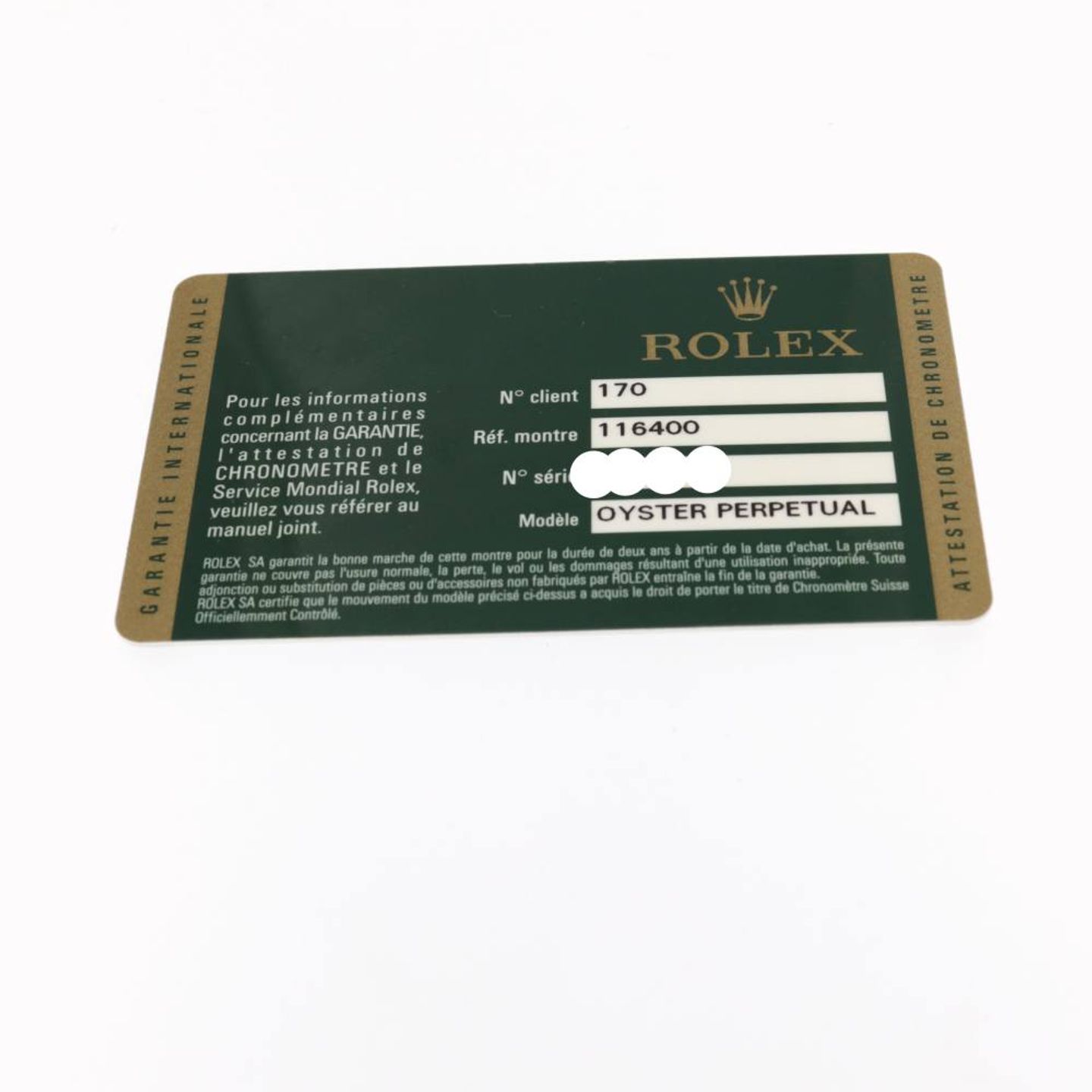 Rolex Milgauss 116400 (2010) - White dial 40 mm Steel case (5/6)