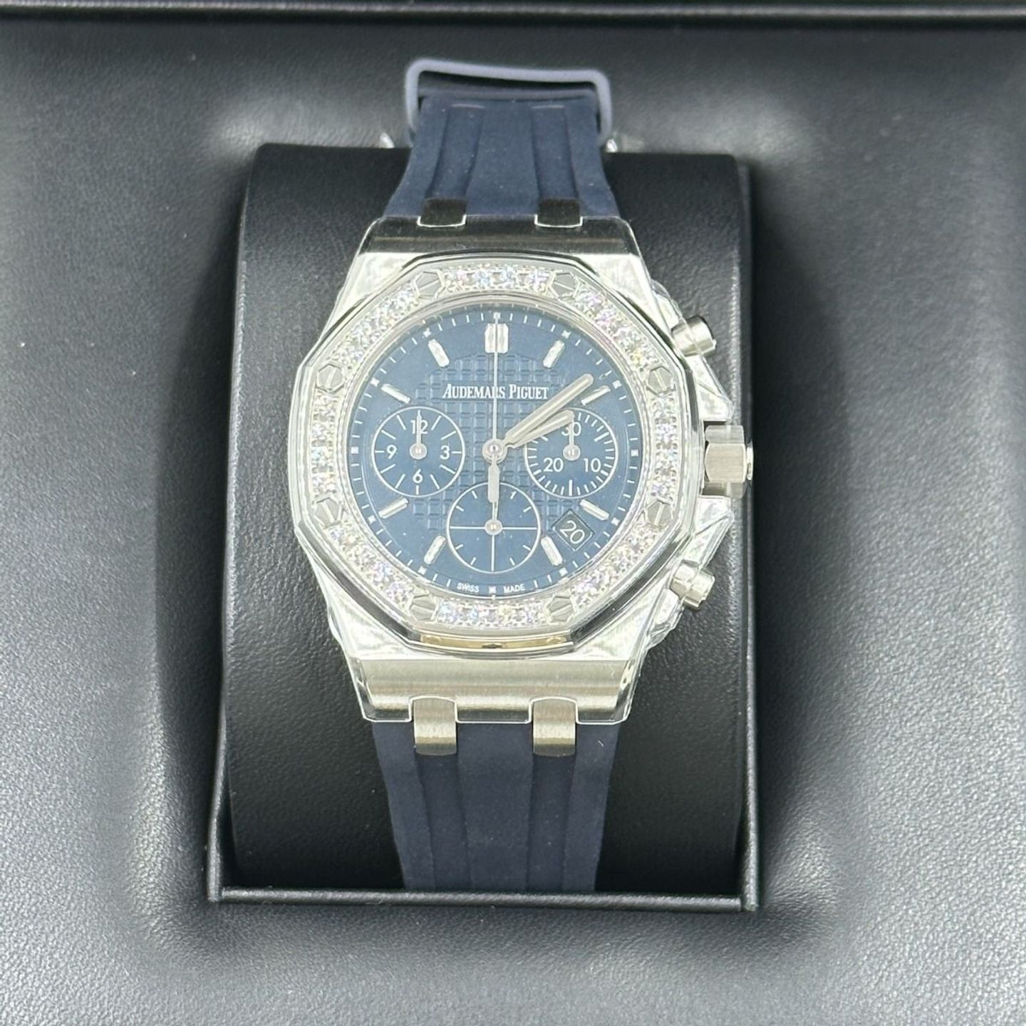 Audemars Piguet Royal Oak Offshore Lady 26231ST.ZZ.D027CA.01 (2024) - Blauw wijzerplaat 37mm Staal (5/8)