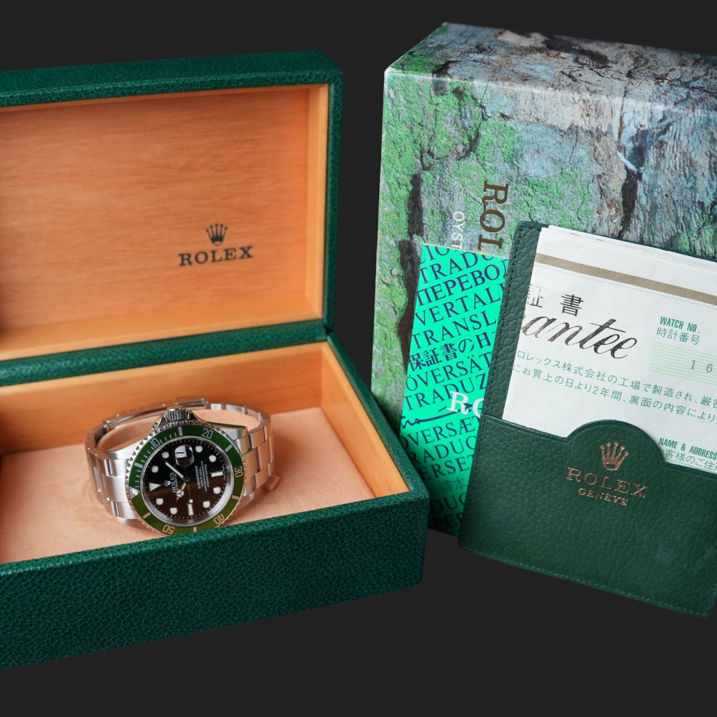 Rolex Submariner Date 16610LV (2003) - Zwart wijzerplaat 40mm Staal (8/8)