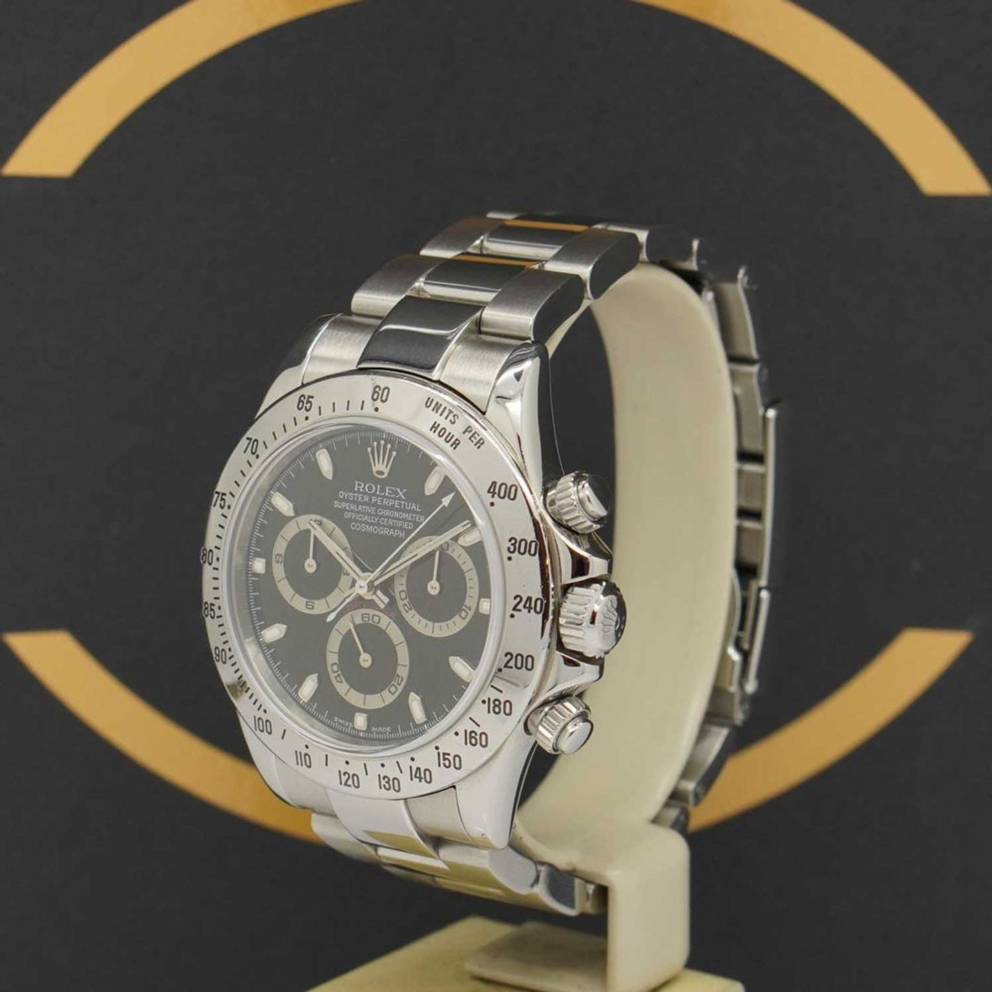 Rolex Daytona 116520 (2003) - Black dial 40 mm Steel case (3/7)