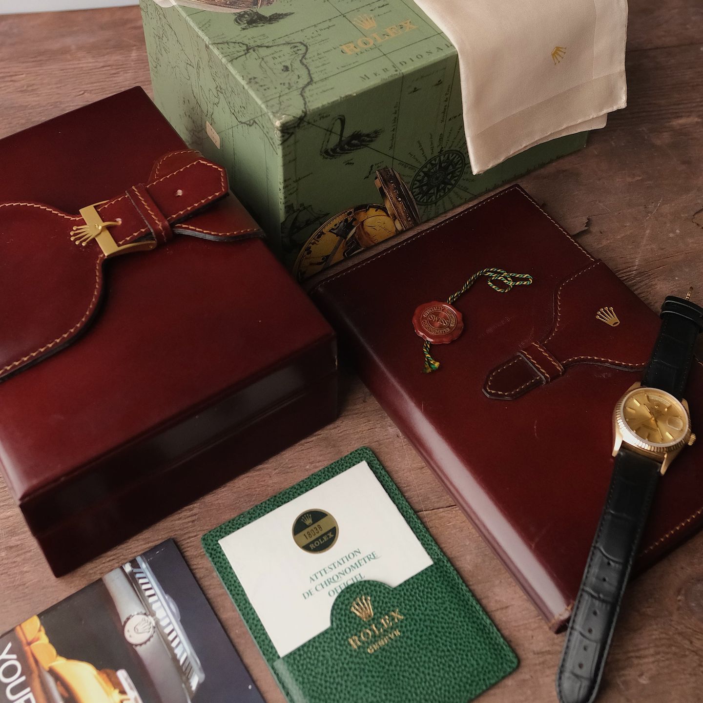 Rolex Day-Date 36 18038 (1986) - Champagne wijzerplaat 36mm Geelgoud (2/8)