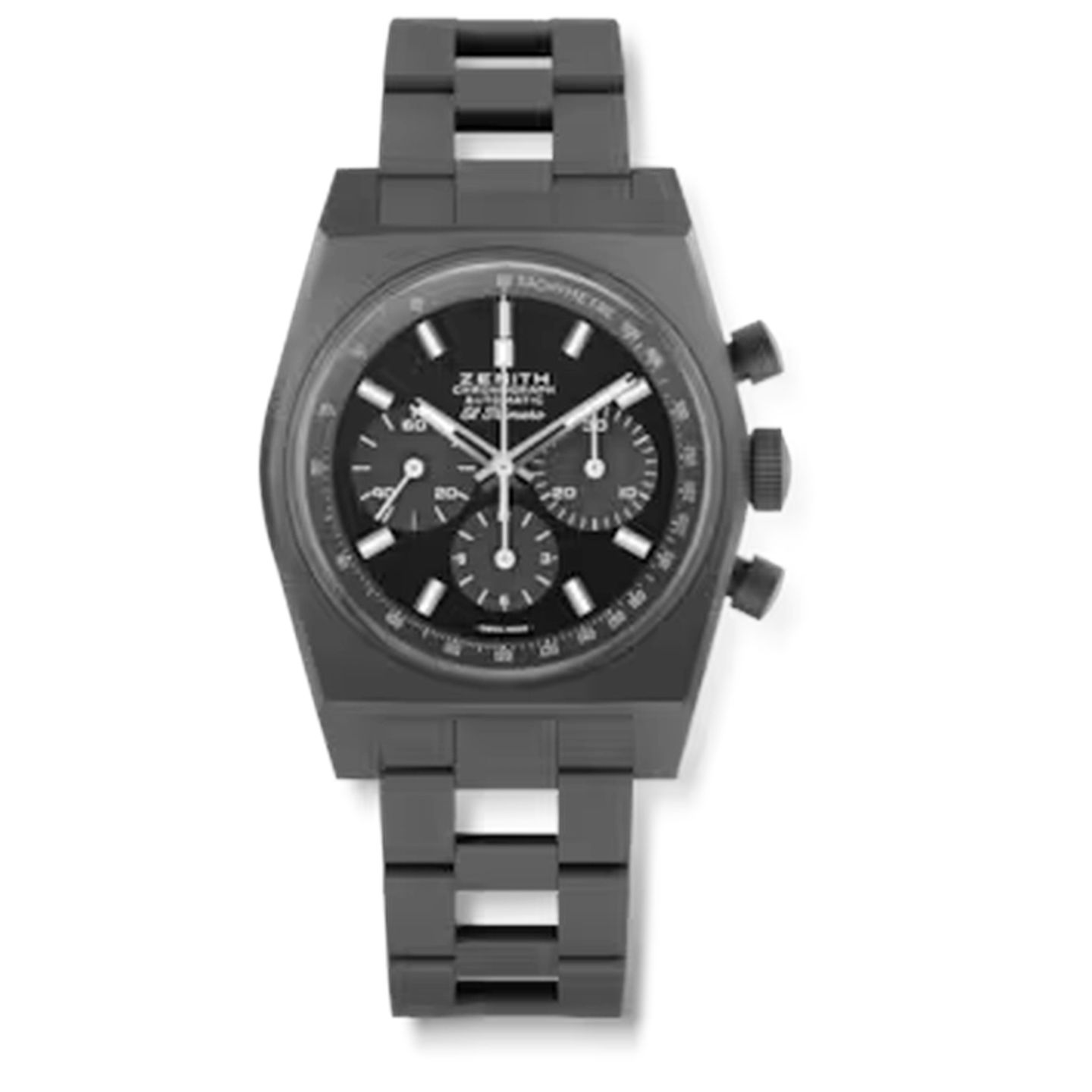 Zenith Chronomaster Original 97.T384.4061/21.M384 (2026) - Zwart wijzerplaat 37mm Titanium (1/1)