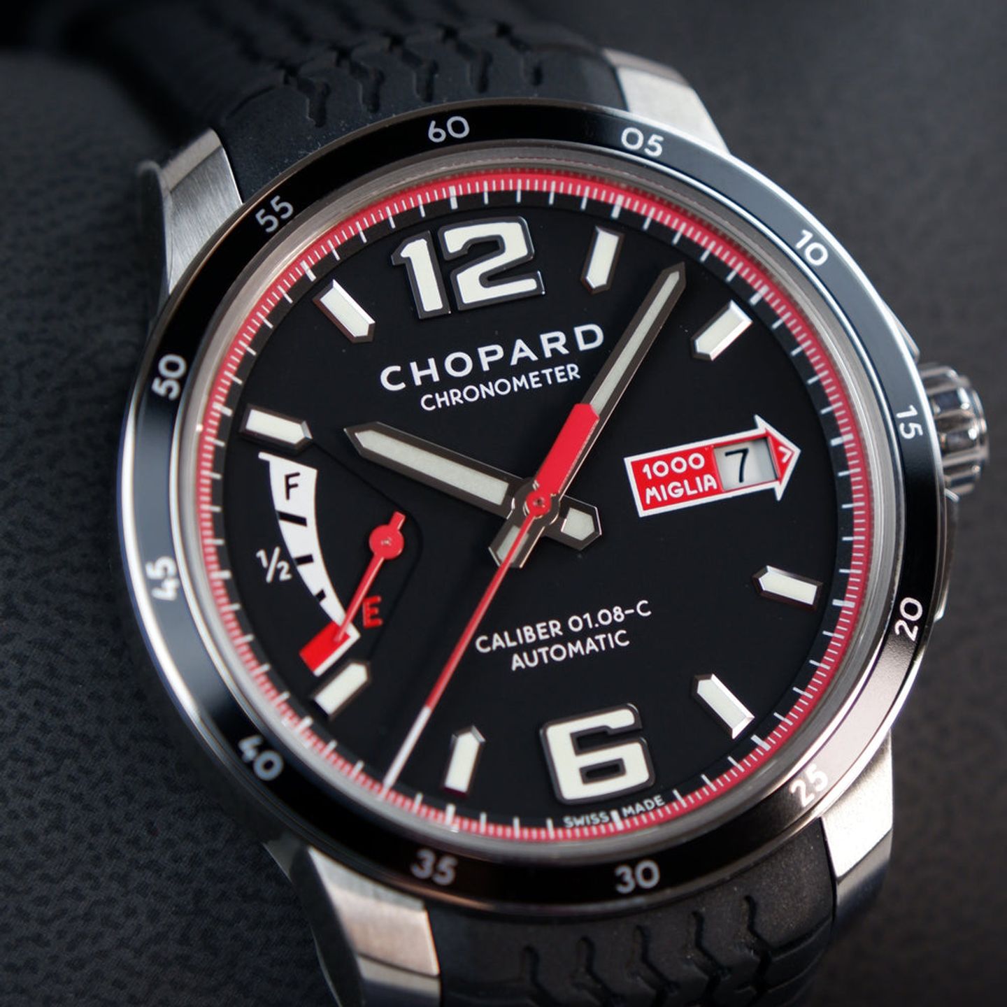 Chopard Mille Miglia 168565-3001 (2026) - Zwart wijzerplaat 43mm Staal (1/2)